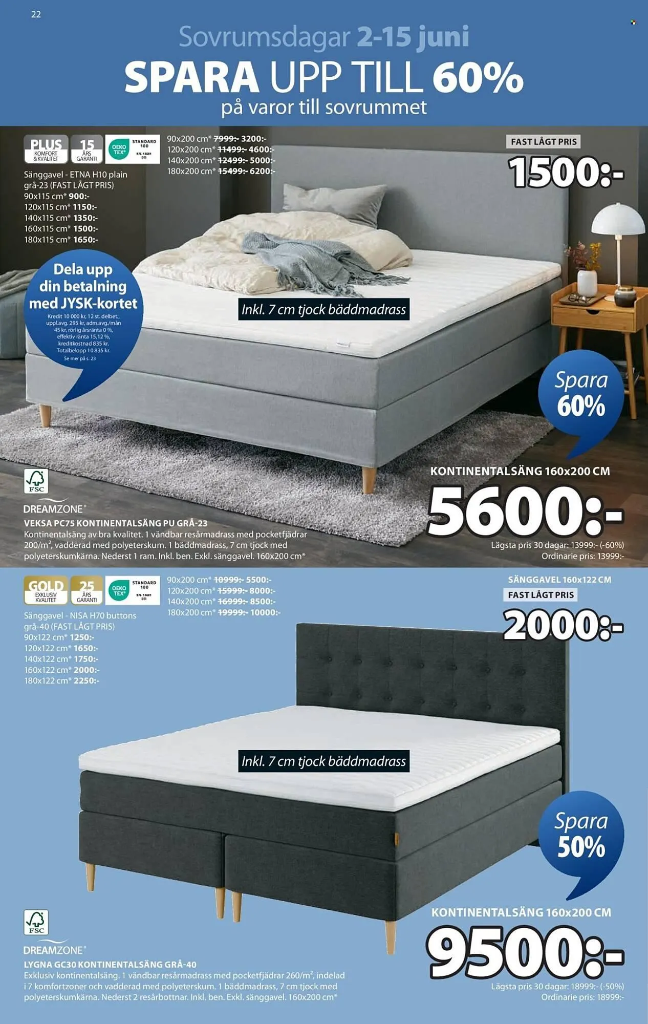 JYSK reklamblad från 2 juni till 15 juni 2025 - Reklamblad sidor 22