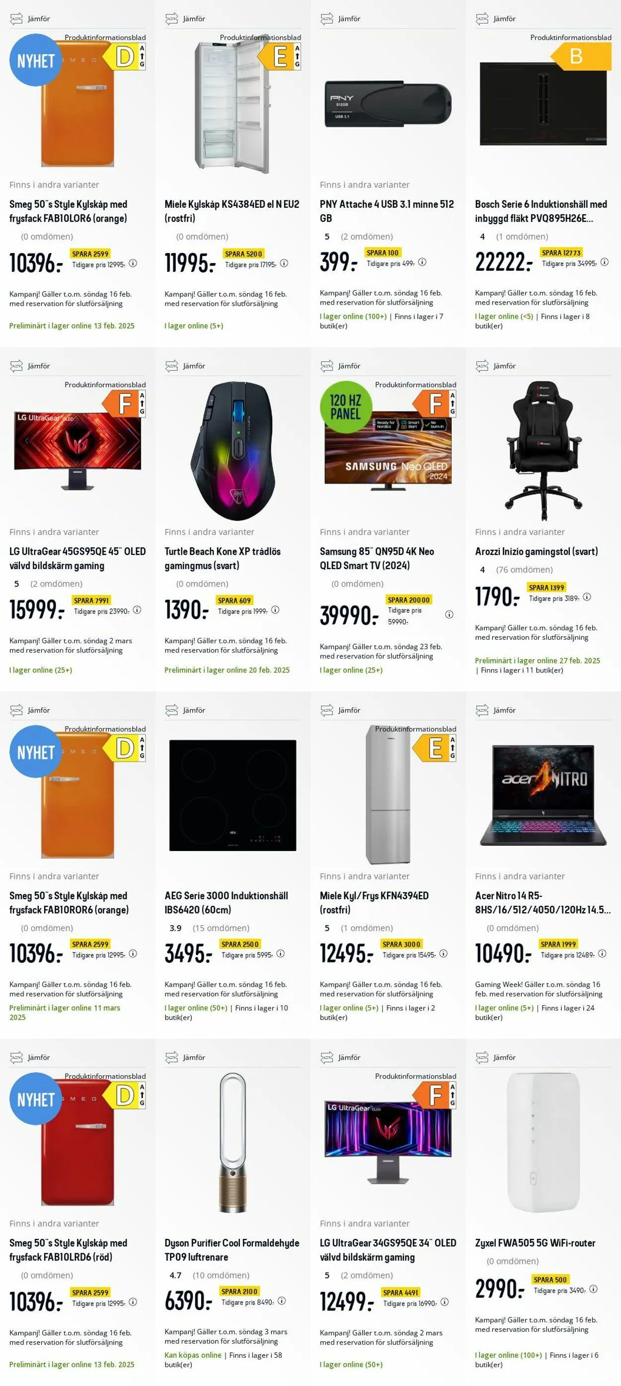 Elgiganten från 10 februari till 16 februari 2025 - Reklamblad sidor 34