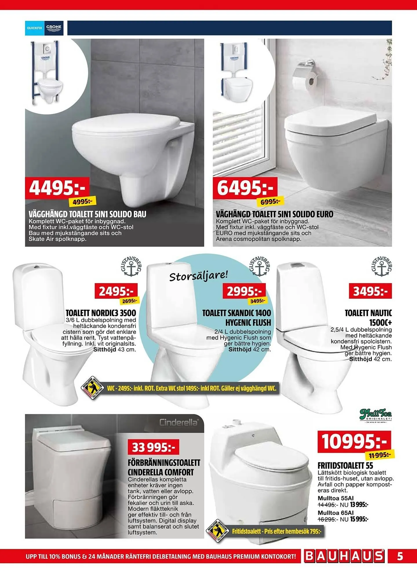 Bauhaus reklamblad från 3 mars till 16 mars 2025 - Reklamblad sidor 5
