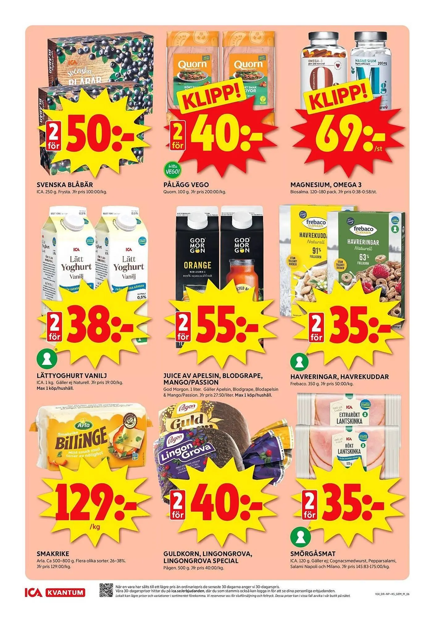 ICA Kvantum reklamblad från 31 mars till 6 april 2025 - Reklamblad sidor 6