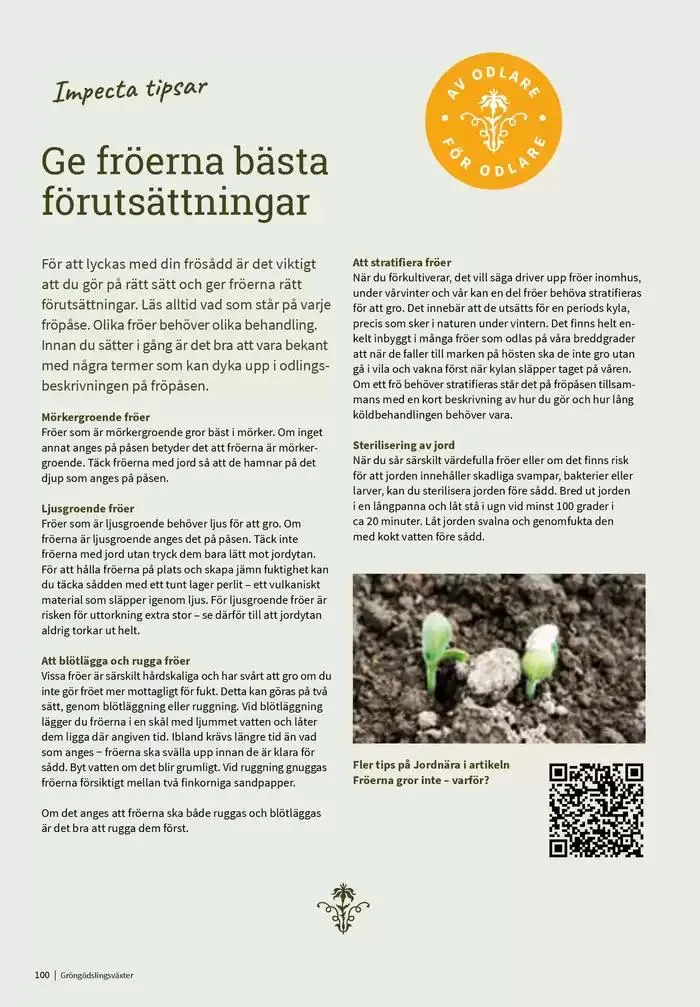 Frökatalog 2025! från 23 januari till 31 december 2025 - Reklamblad sidor 100