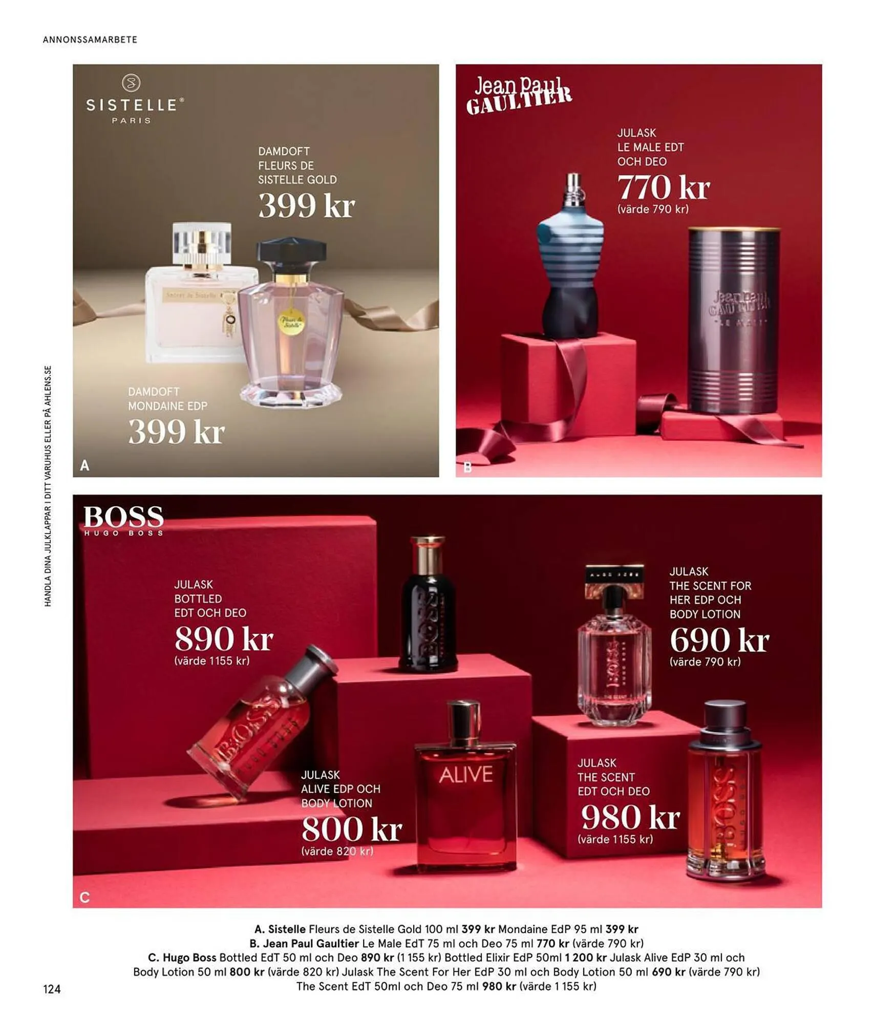 Åhléns reklamblad från 24 november till 24 december 2023 - Reklamblad sidor 124