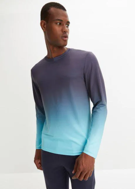 Maglia per sport a maniche lunghe con colori sfumati