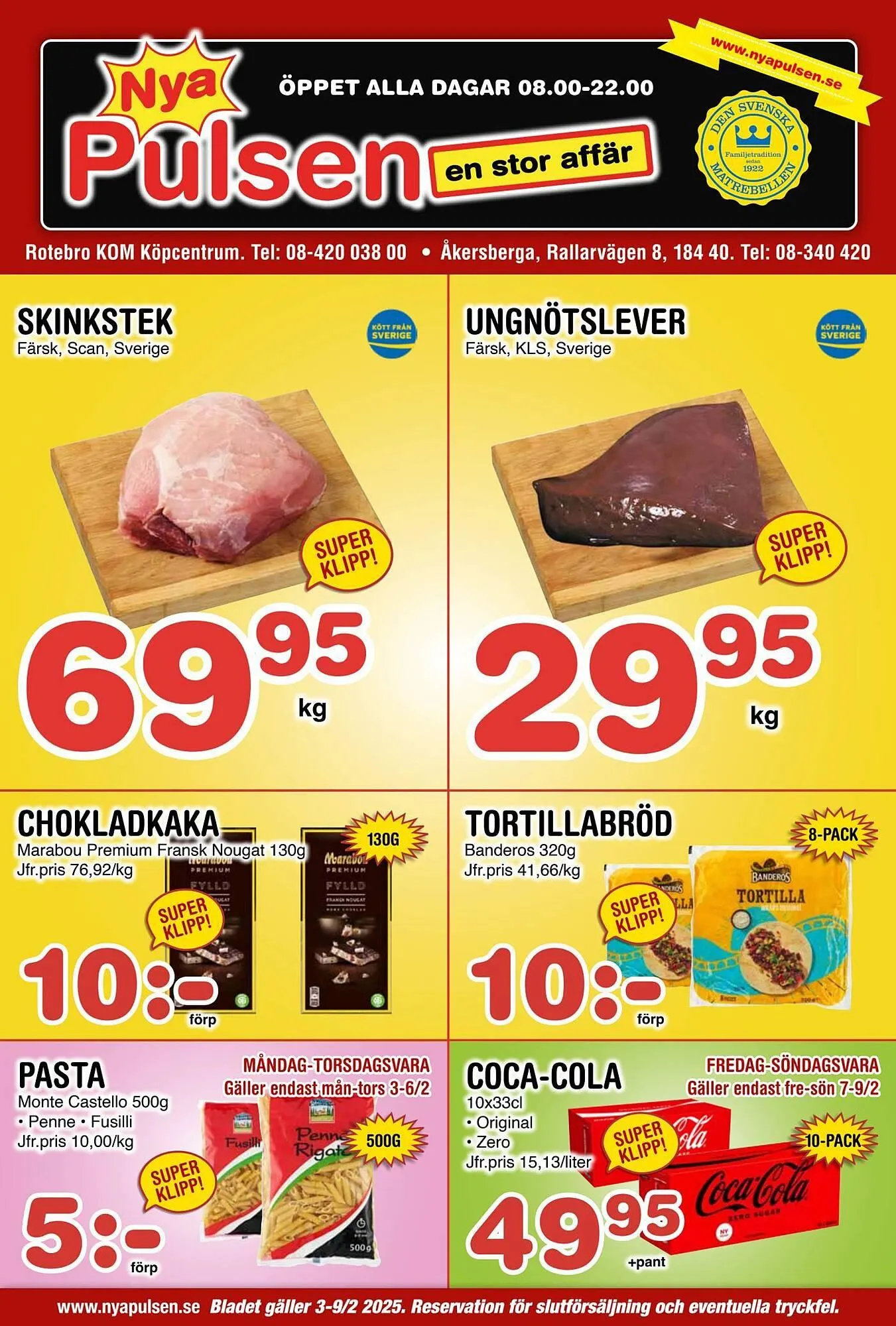 Nya Pulsen reklamblad - 1