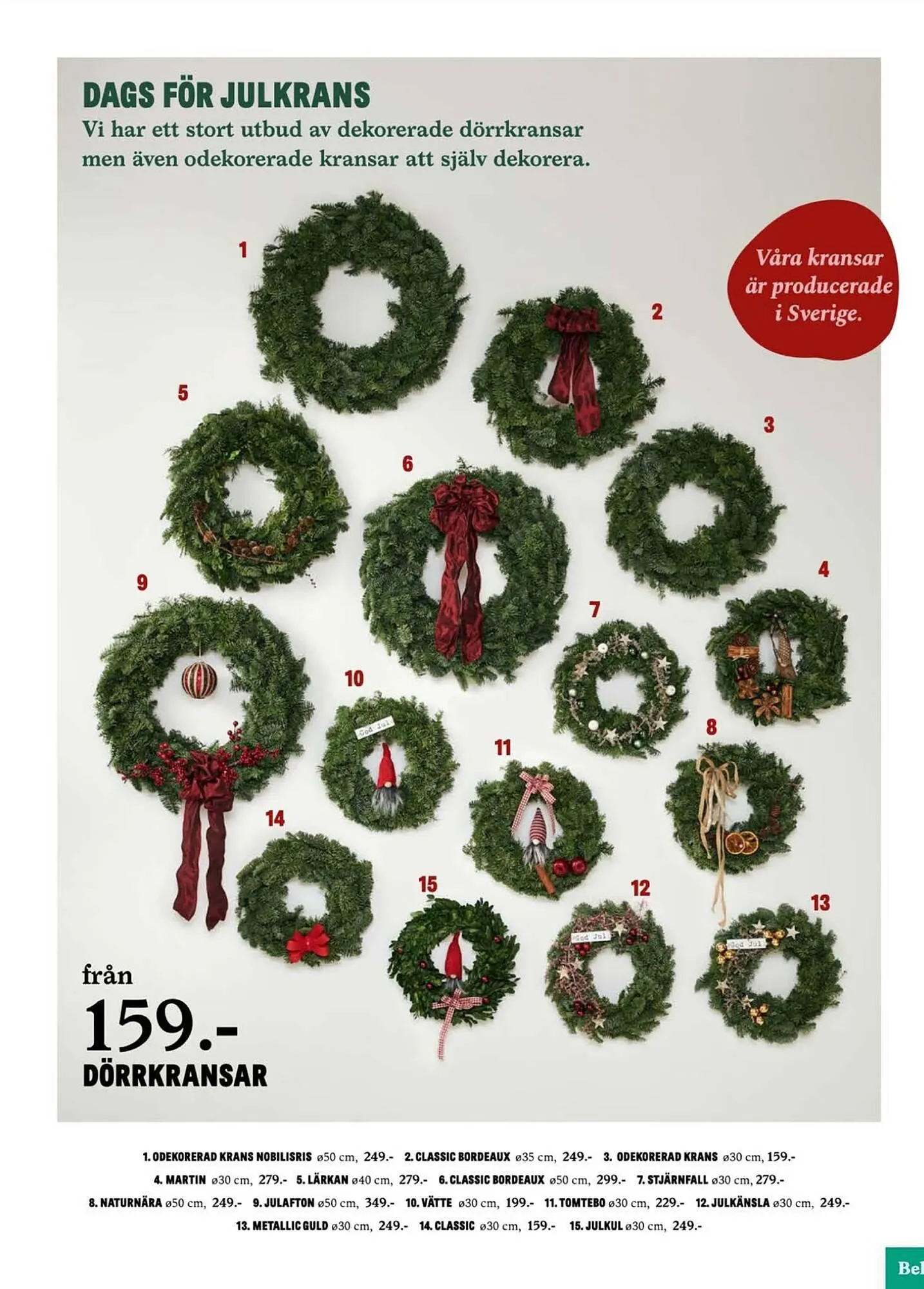 Blomsterlandet reklamblad från 27 november till 3 december 2023 - Reklamblad sidor 7