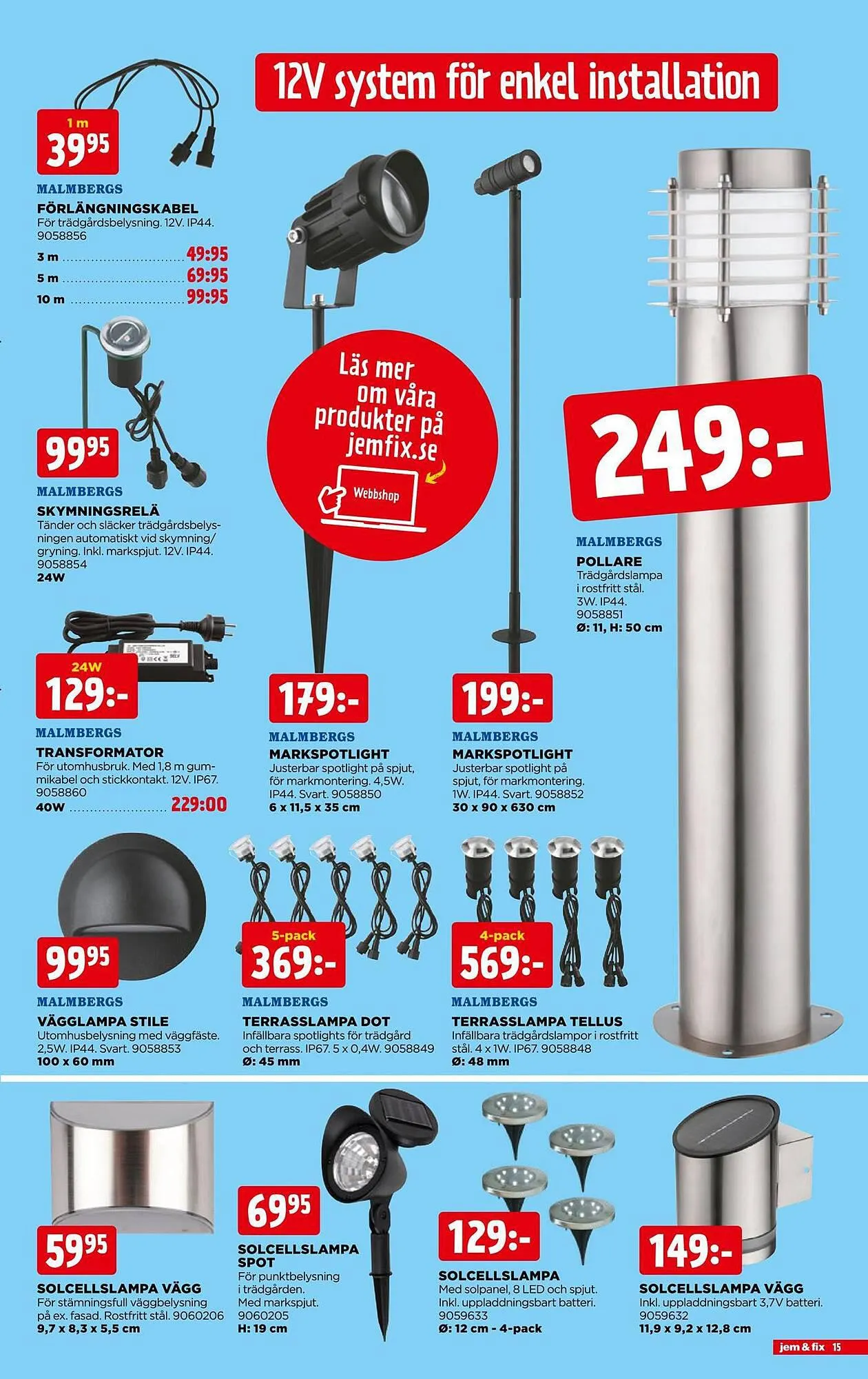 Jem&Fix reklamblad från 23 juli till 30 juli 2023 - Reklamblad sidor 15