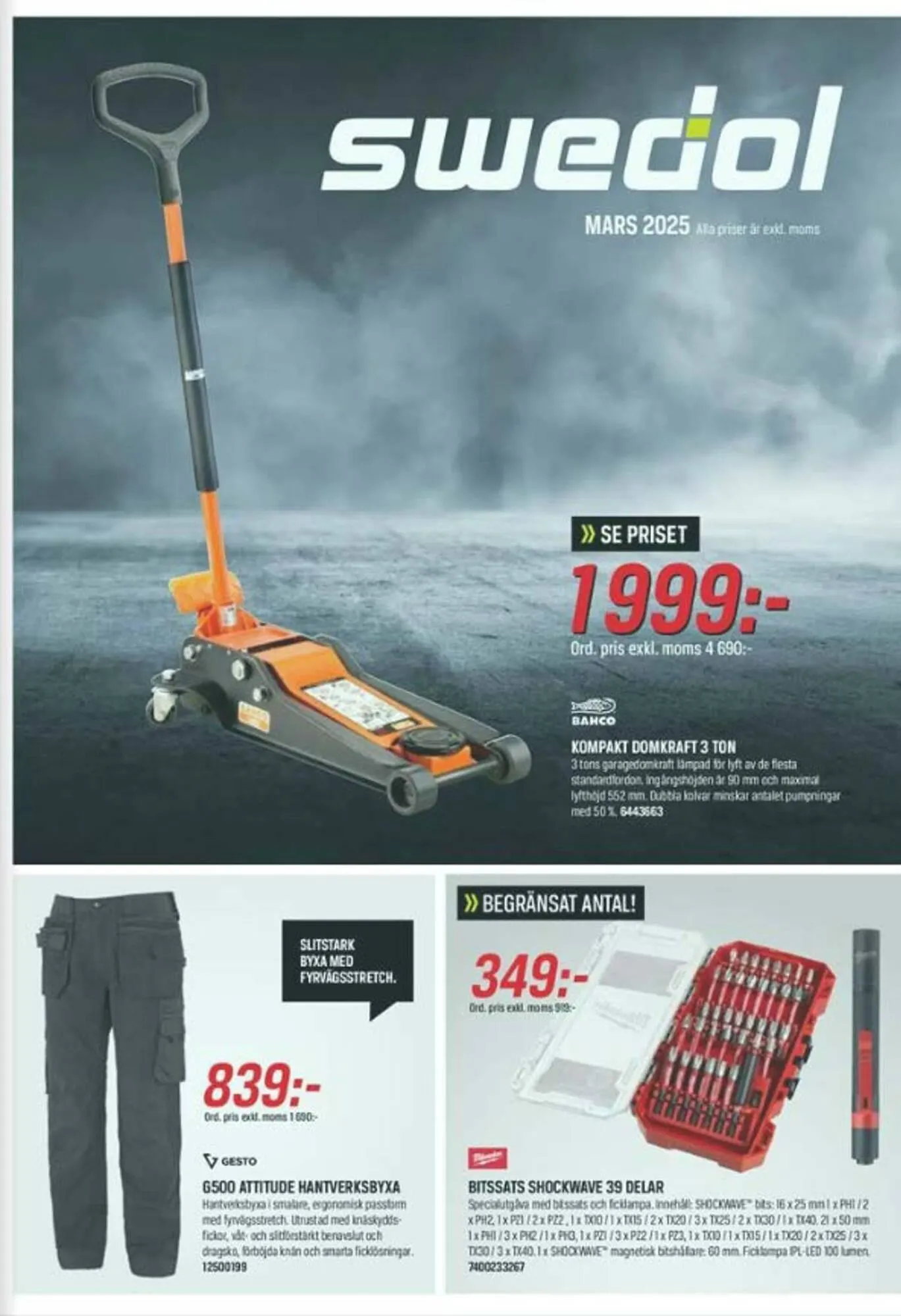 Tools reklamblad från 4 mars till 31 mars 2025 - Reklamblad sidor 1