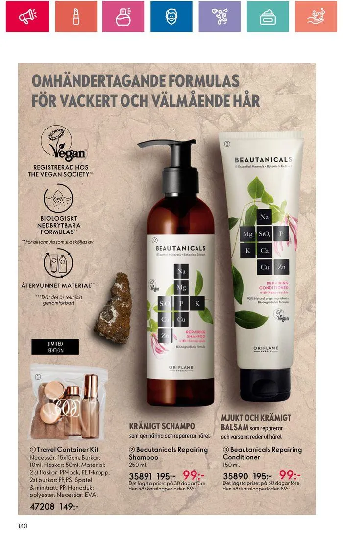Oriflame reklamblad från 20 juni till 4 juli 2024 - Reklamblad sidor 140