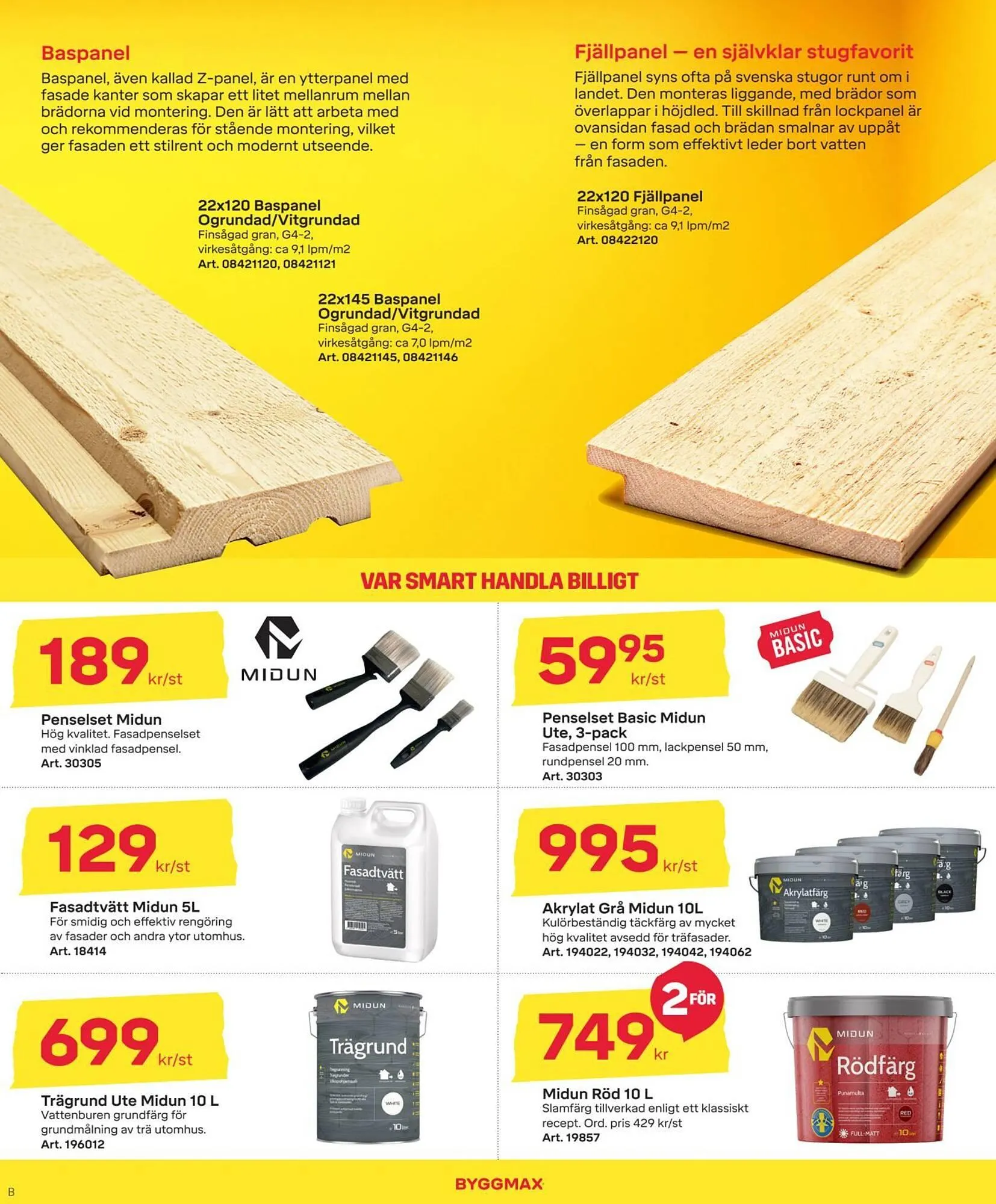 Byggmax reklamblad från 22 augusti till 7 september 2025 - Reklamblad sidor 7