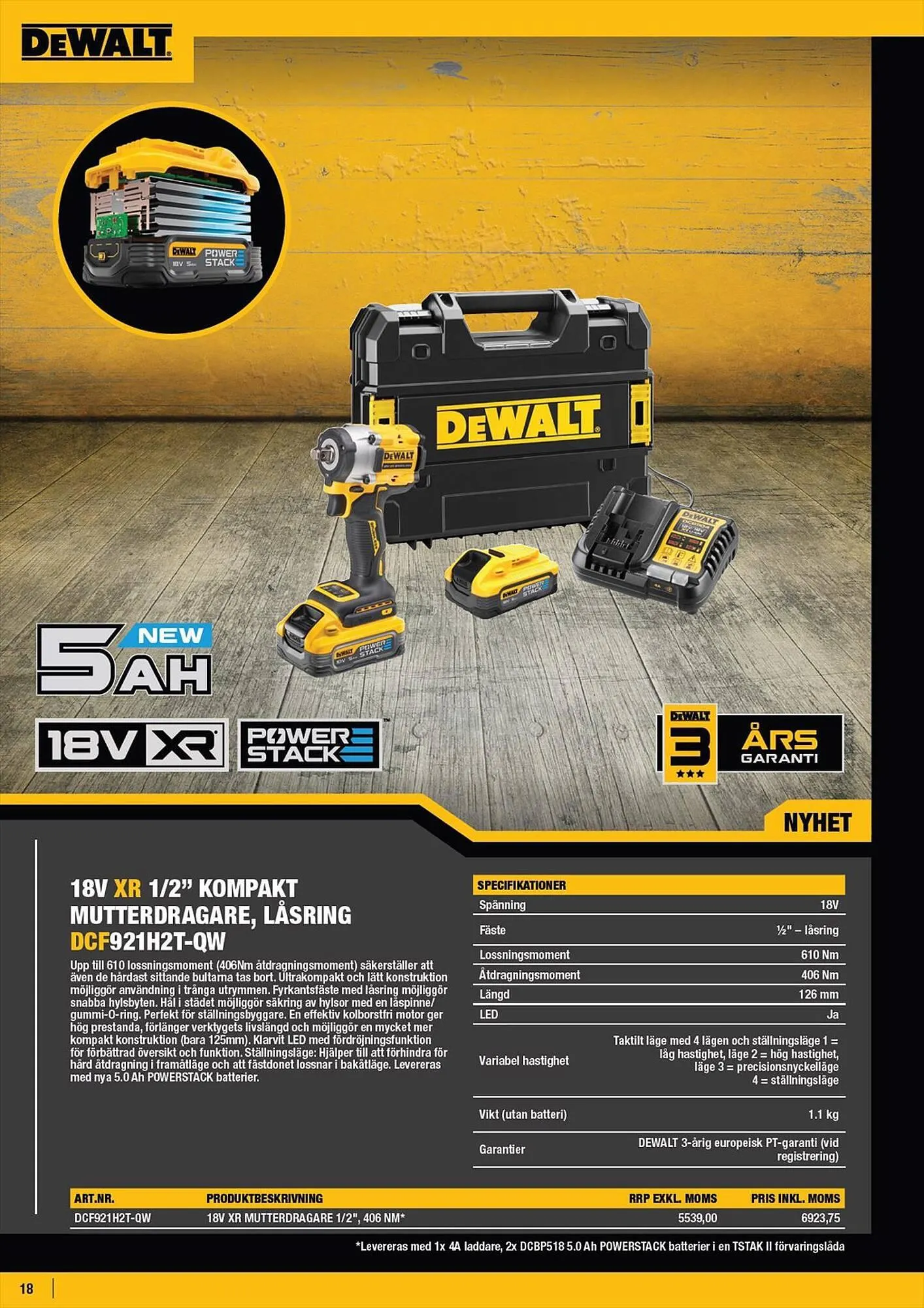 Dewalt reklamblad från 5 maj till 31 december 2023 - Reklamblad sidor 18