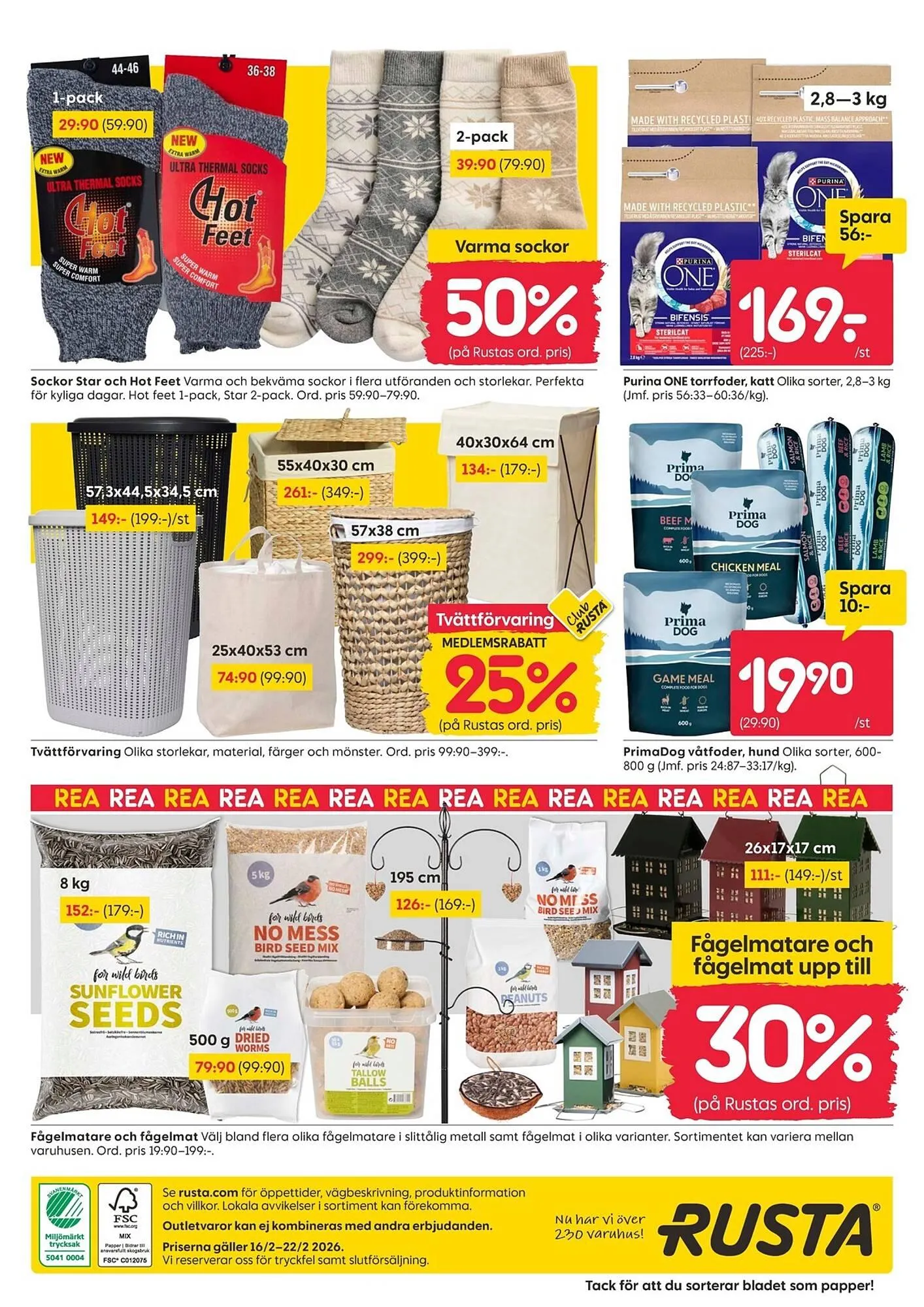 Rusta reklamblad från 16 februari till 22 februari 2026 - Reklamblad sidor 12