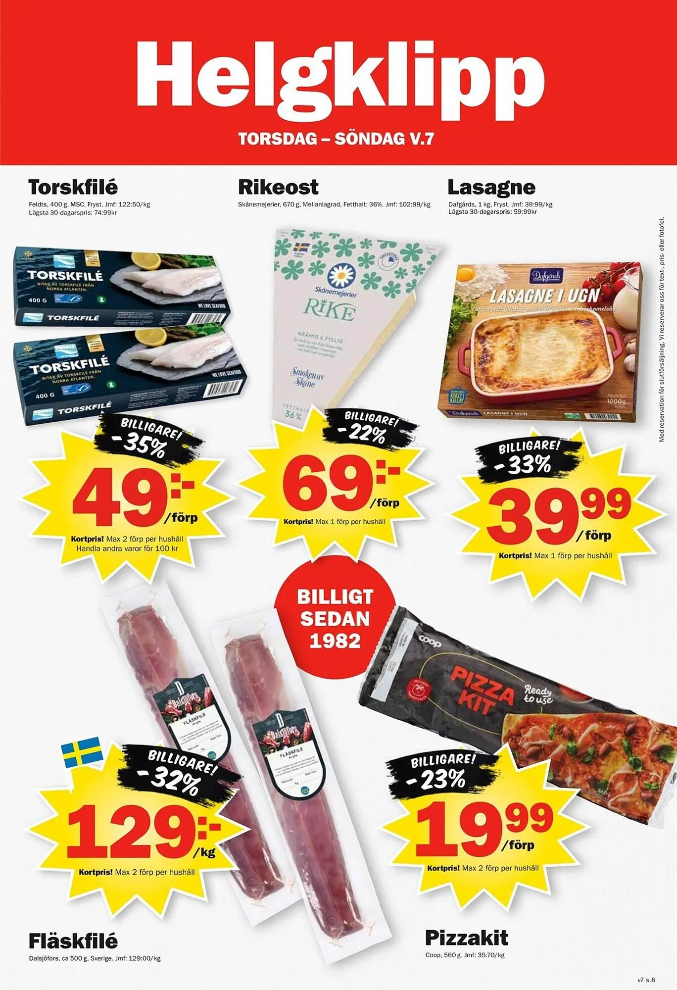 Pekås reklamblad från 9 februari till 15 februari 2026 - Reklamblad sidor 8