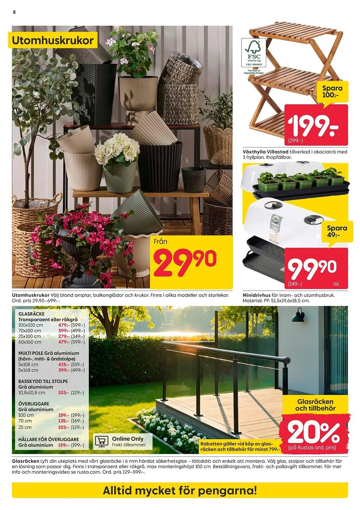 Rusta reklamblad från 9 mars till 15 mars 2026 - Reklamblad sidor 8