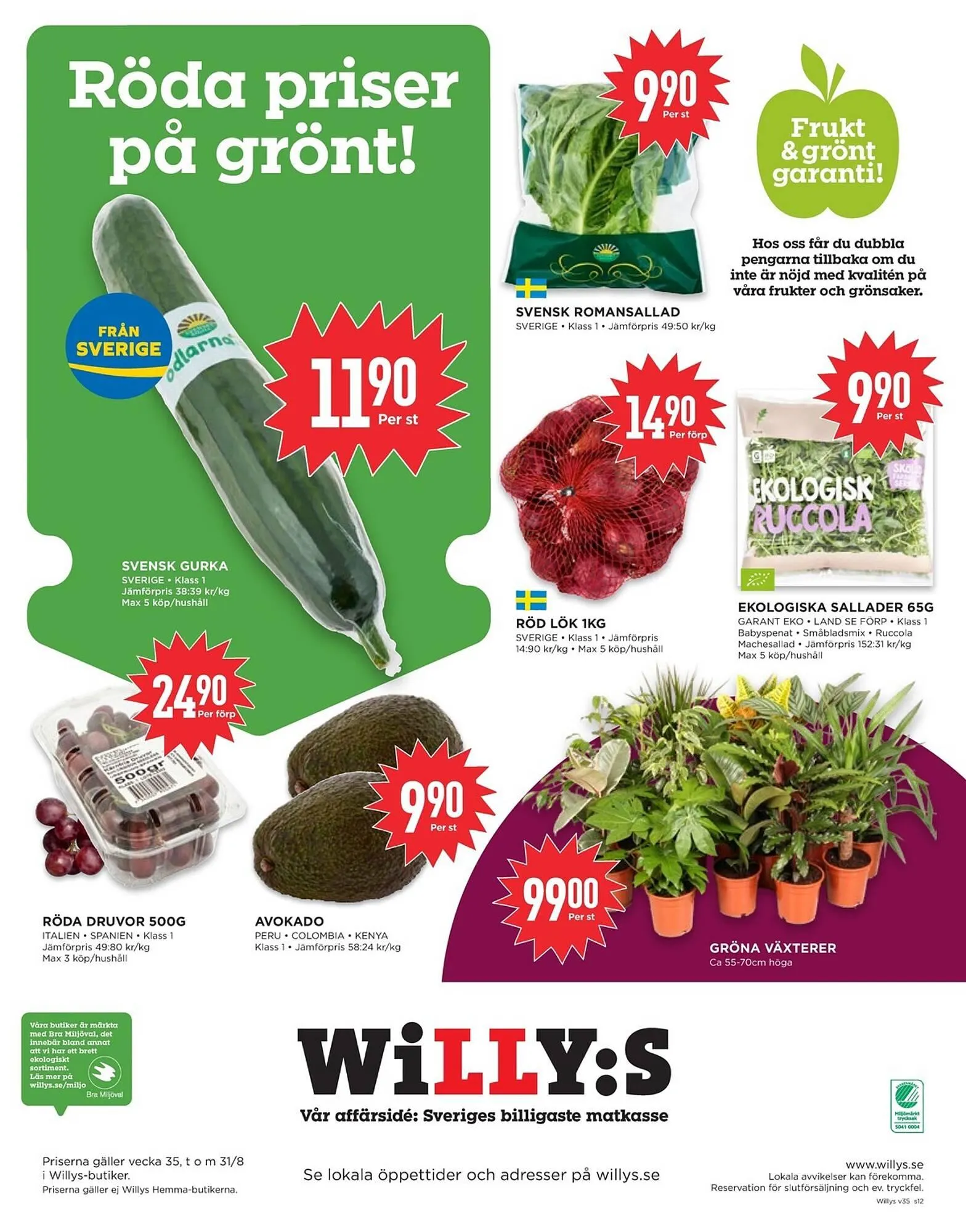 Willys reklamblad från 25 augusti till 31 augusti 2025 - Reklamblad sidor 12