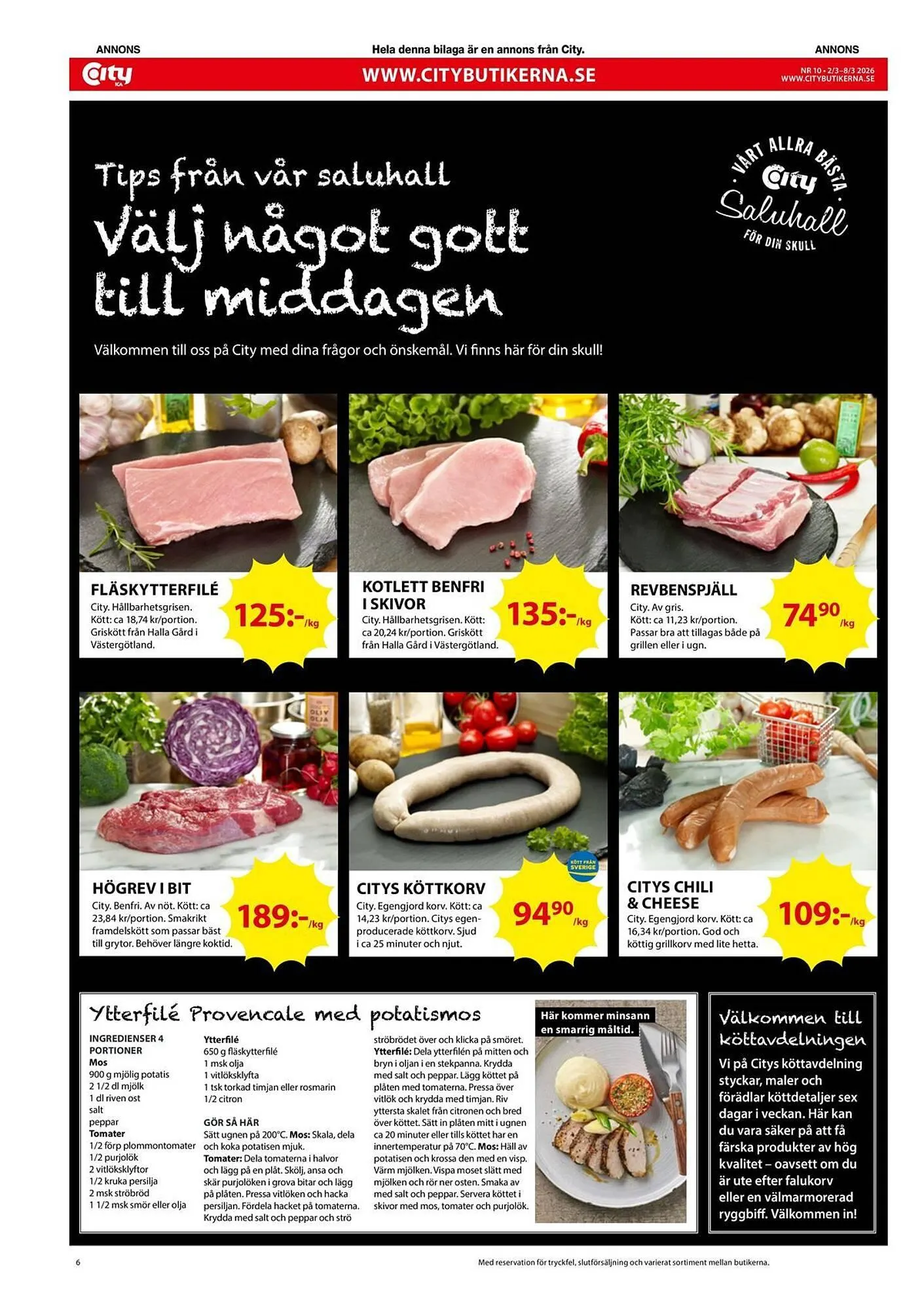 ICA Kvantum reklamblad från 2 mars till 8 mars 2026 - Reklamblad sidor 6