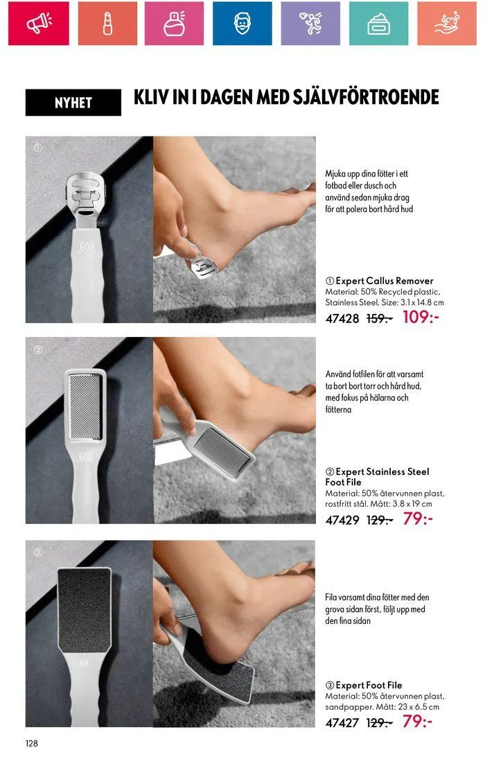 Oriflame reklamblad från 20 juni till 4 juli 2024 - Reklamblad sidor 128