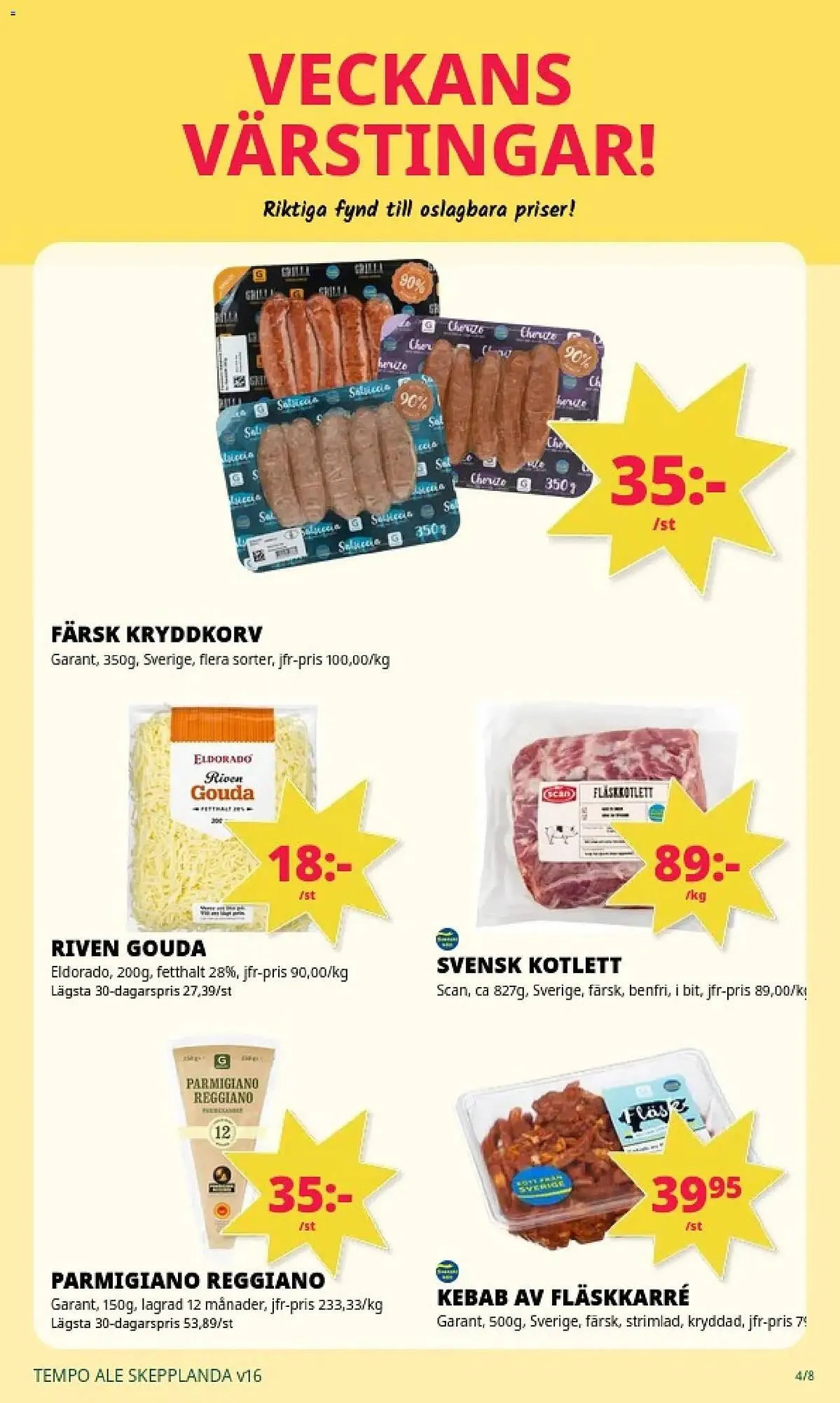 Tempo reklamblad från 12 april till 19 april 2026 - Reklamblad sidor 4