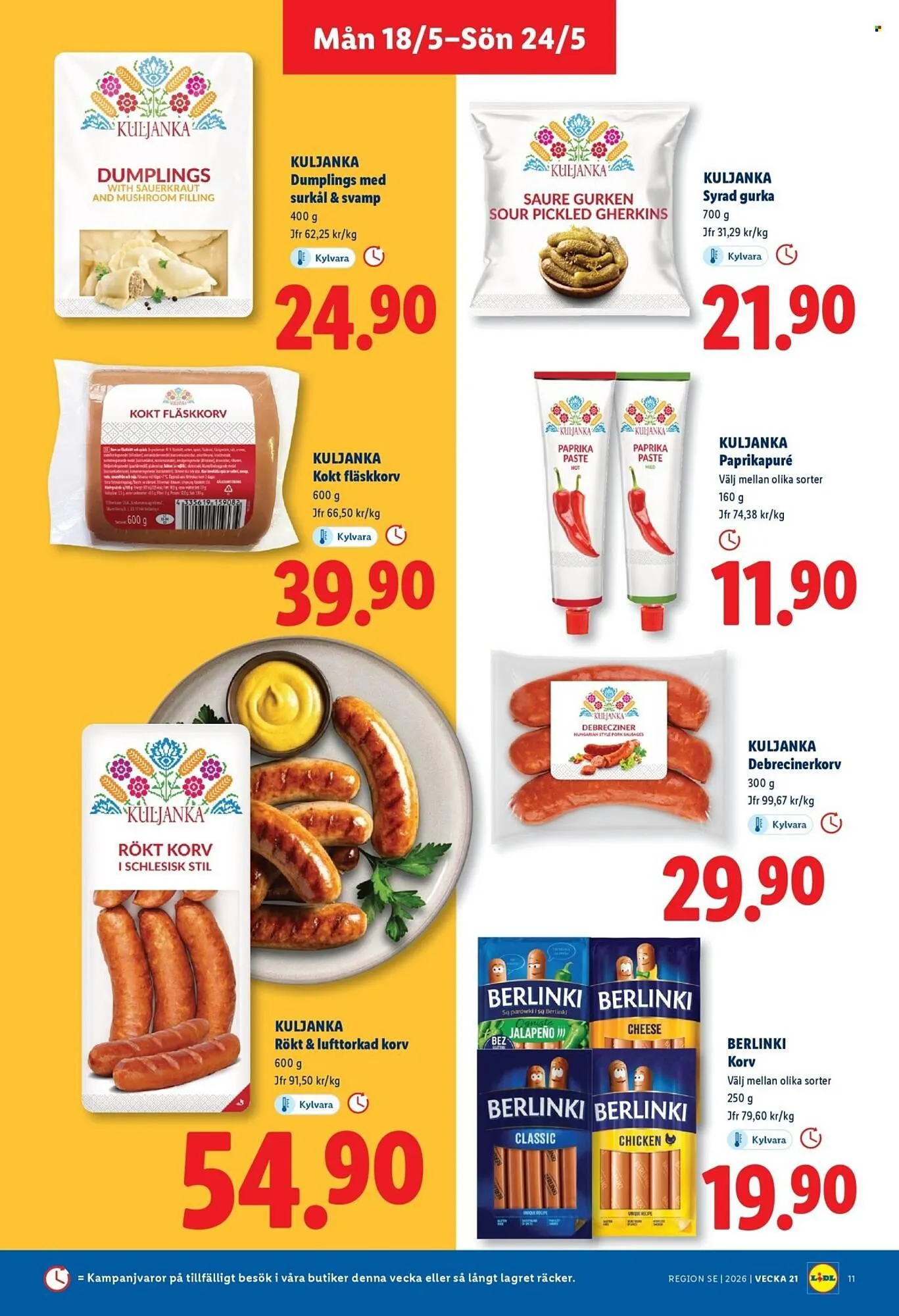 Lidl reklamblad från 18 maj till 24 maj 2026 - Reklamblad sidor 11