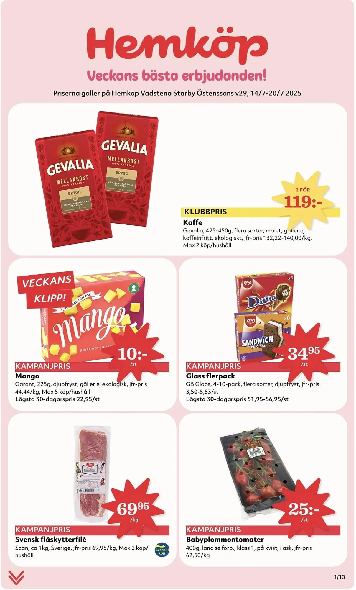 Östenssons reklamblad - 1