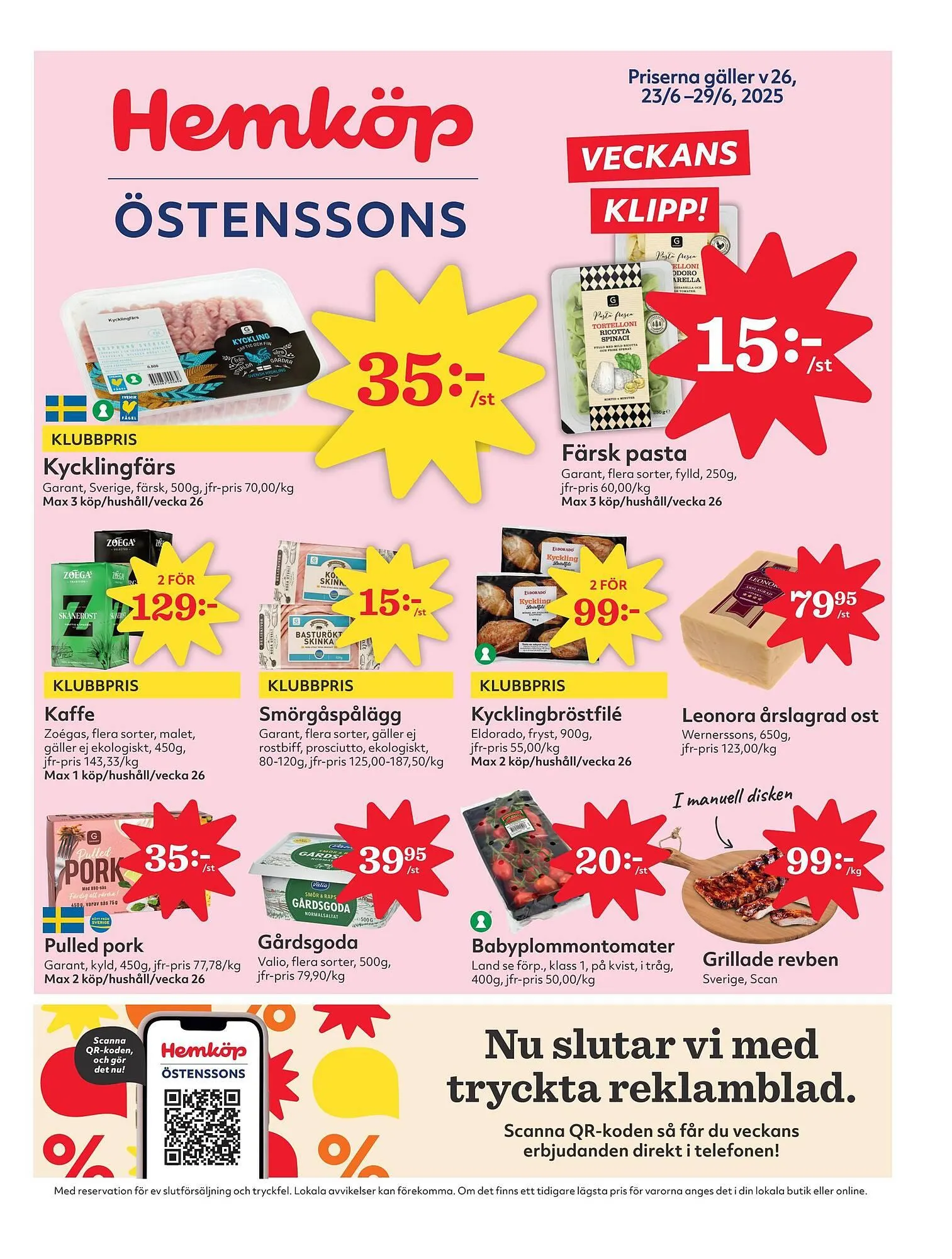 Östenssons reklamblad - 1