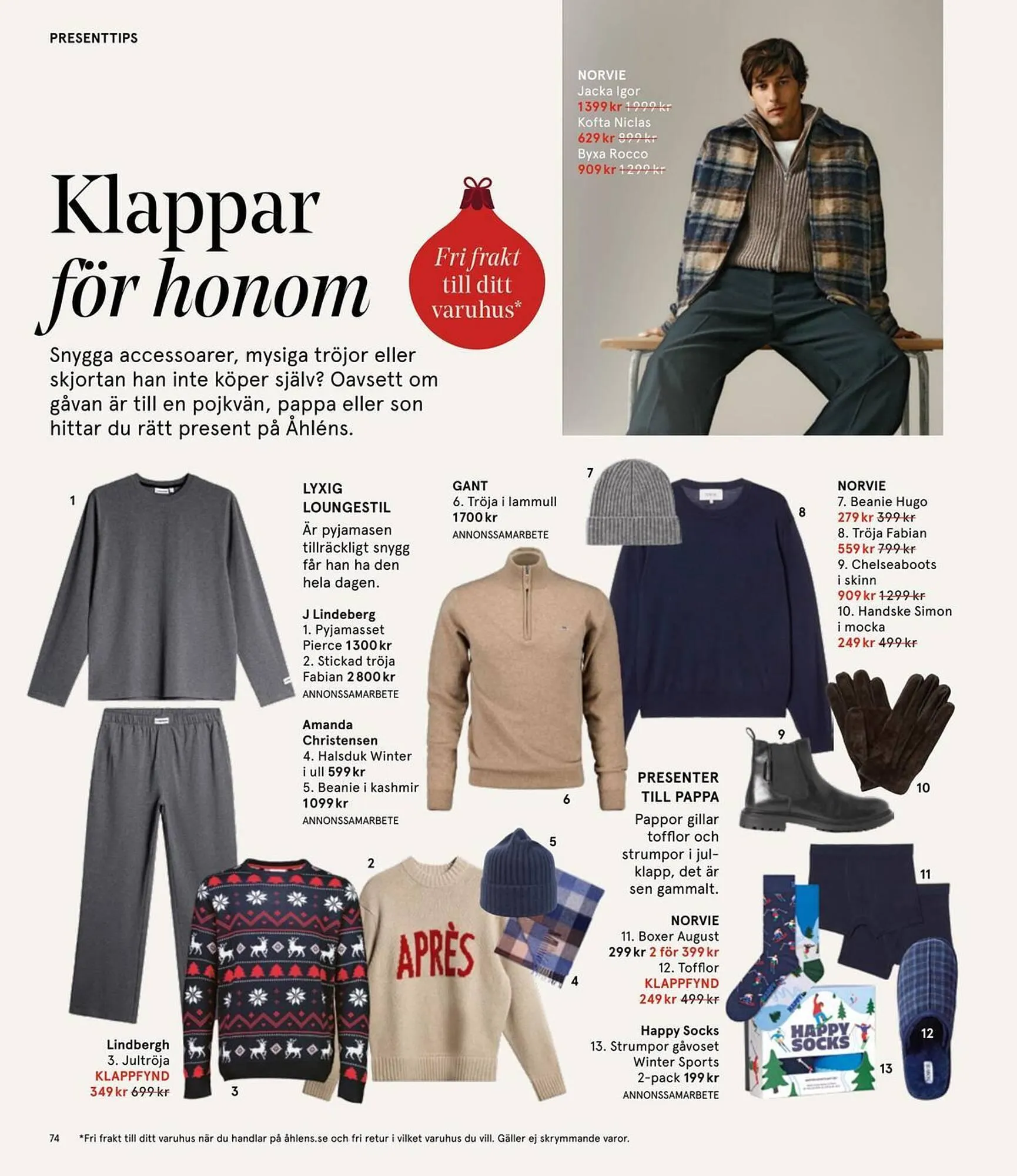 Åhléns reklamblad från 25 november till 11 december 2025 - Reklamblad sidor 74