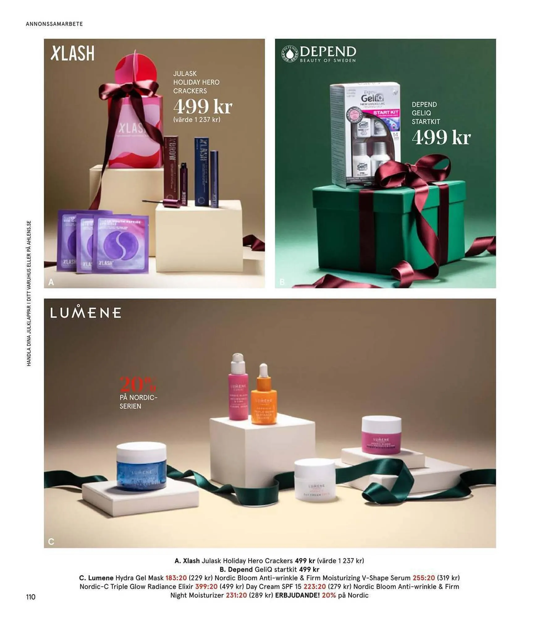 Åhléns reklamblad från 24 november till 24 december 2023 - Reklamblad sidor 110