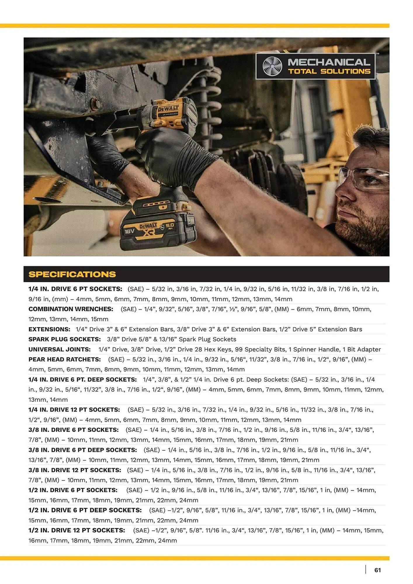 Dewalt reklamblad från 9 maj till 31 augusti 2025 - Reklamblad sidor 61