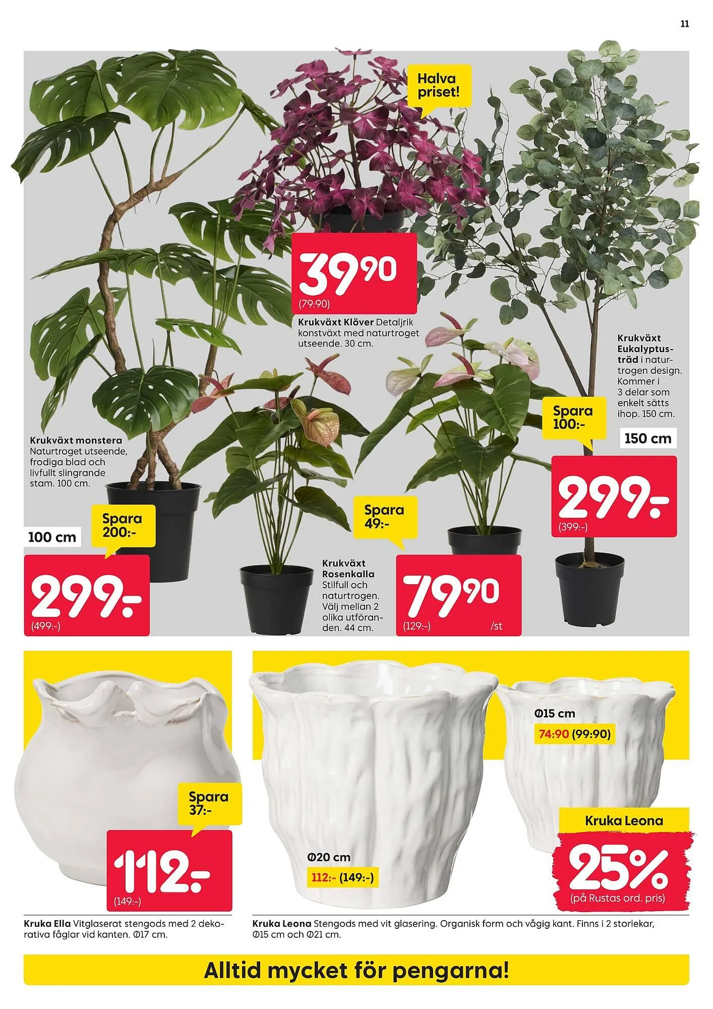Rusta reklamblad från 11 augusti till 16 augusti 2025 - Reklamblad sidor 11