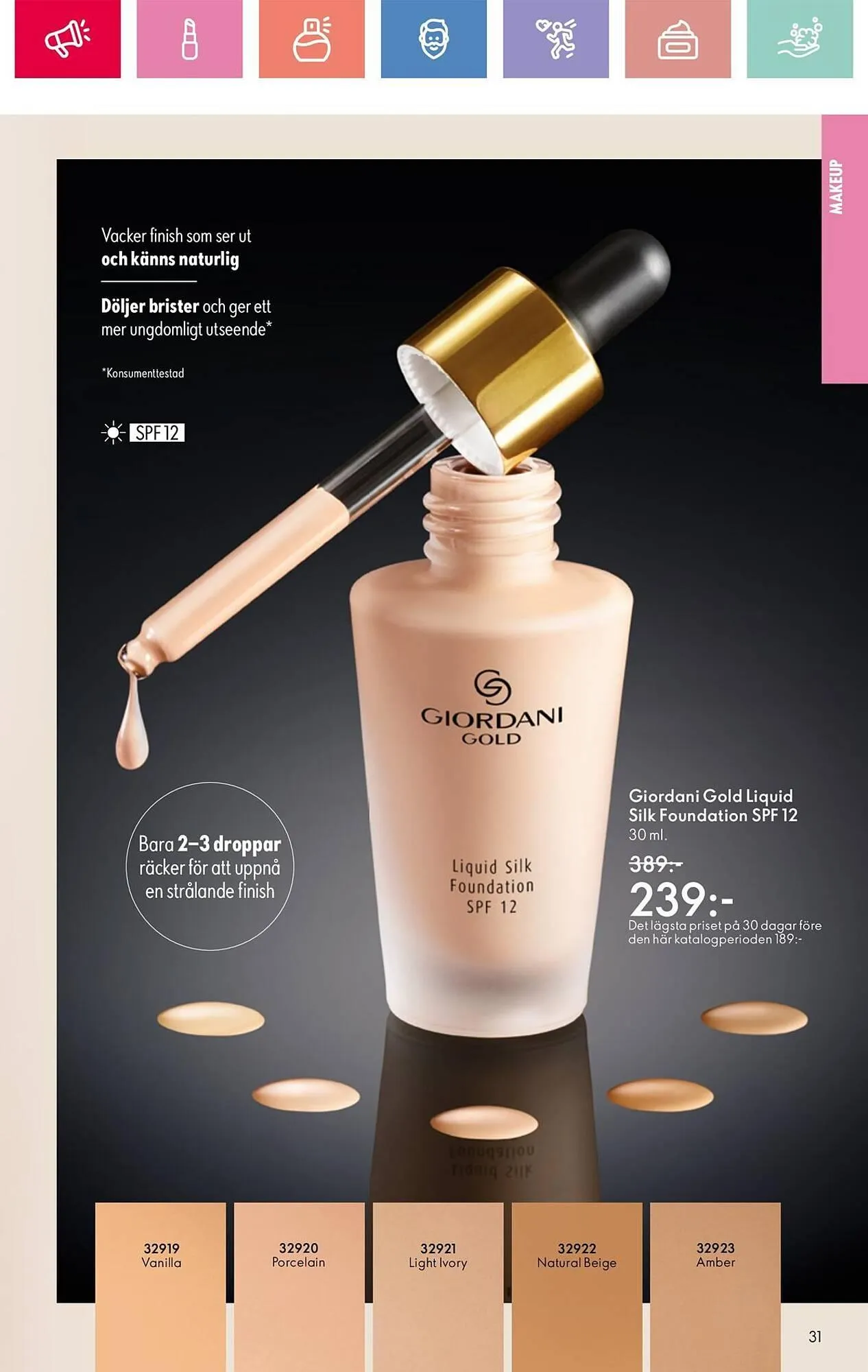 Oriflame reklamblad från 12 maj till 31 maj 2025 - Reklamblad sidor 31