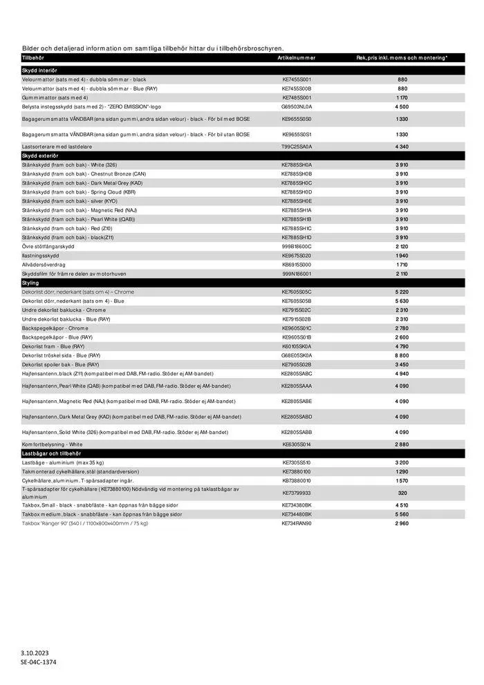 Nissan LEAF från 17 oktober till 17 oktober 2024 - Reklamblad sidor 10