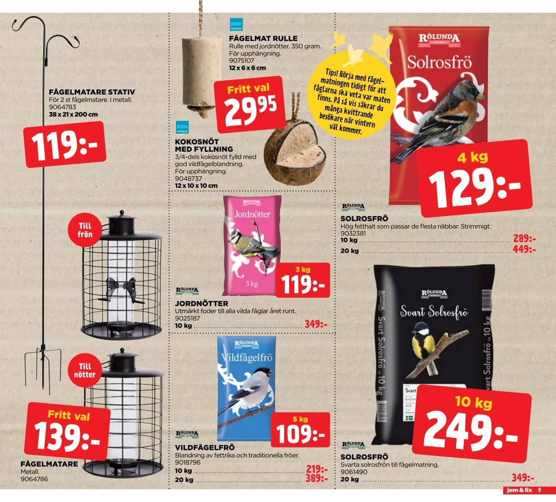 Jem&Fix reklamblad från 3 november till 16 november 2025 - Reklamblad sidor 9
