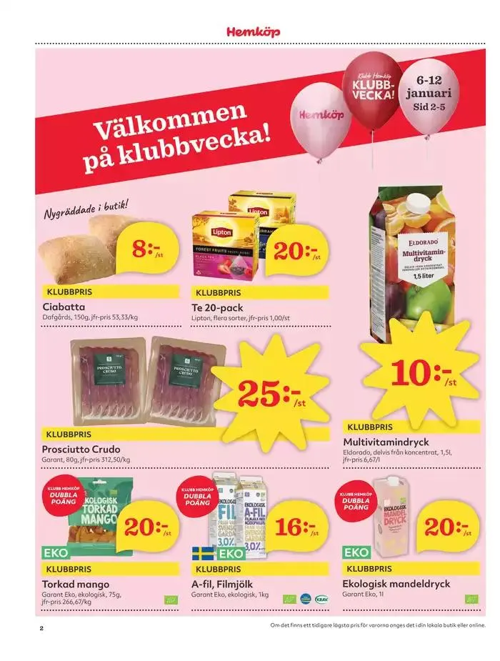 Top-deals för alla kunder från 6 januari till 12 januari 2025 - Reklamblad sidor 2