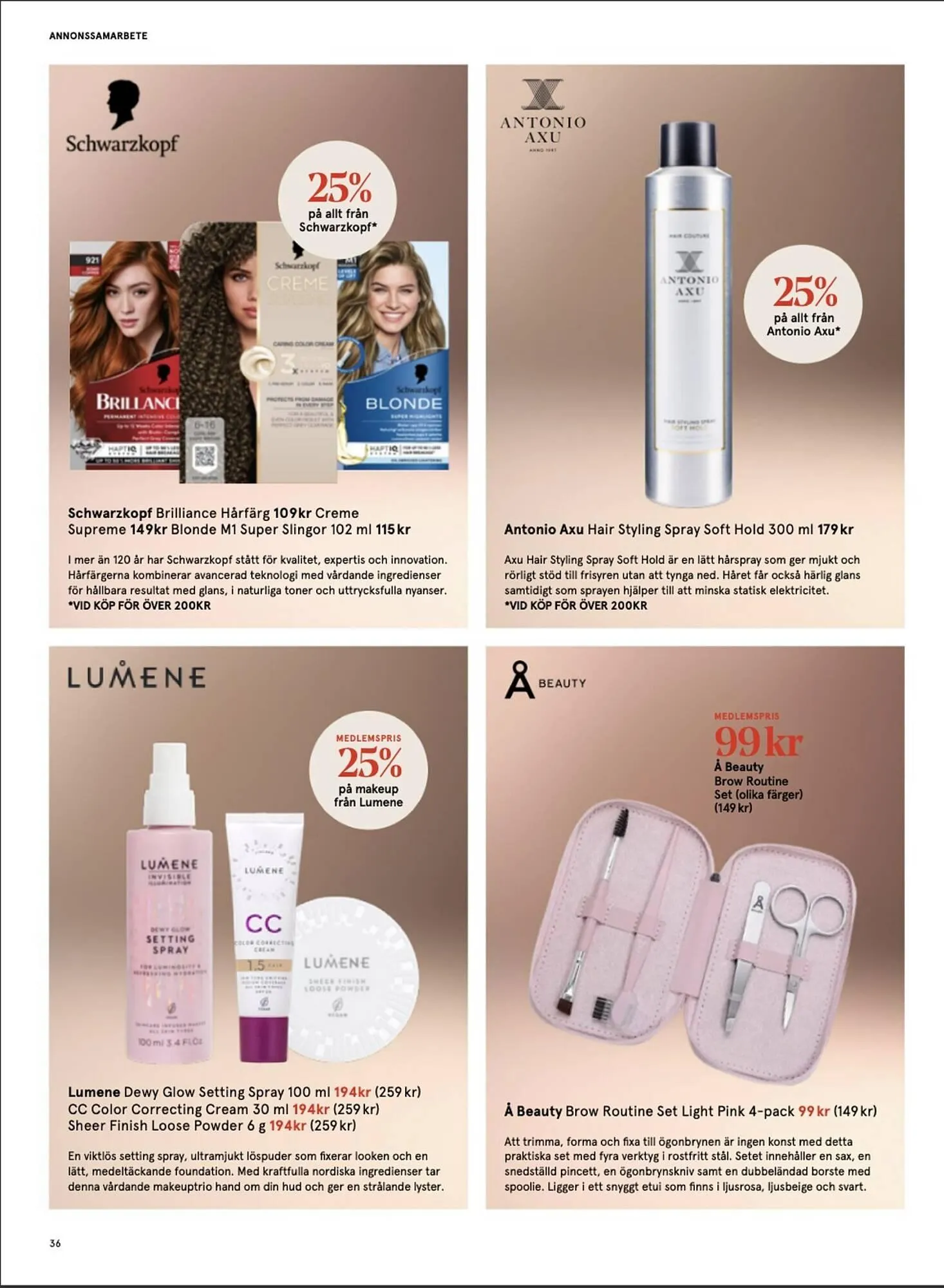 Åhléns reklamblad från 22 april till 12 maj 2026 - Reklamblad sidor 36