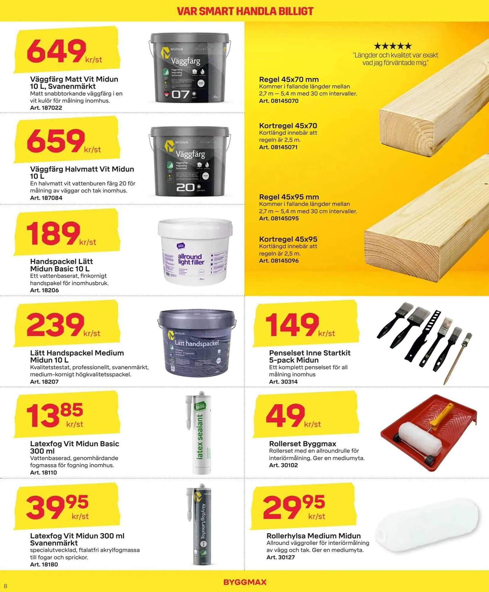 Byggmax reklamblad från 19 september till 5 oktober 2025 - Reklamblad sidor 9