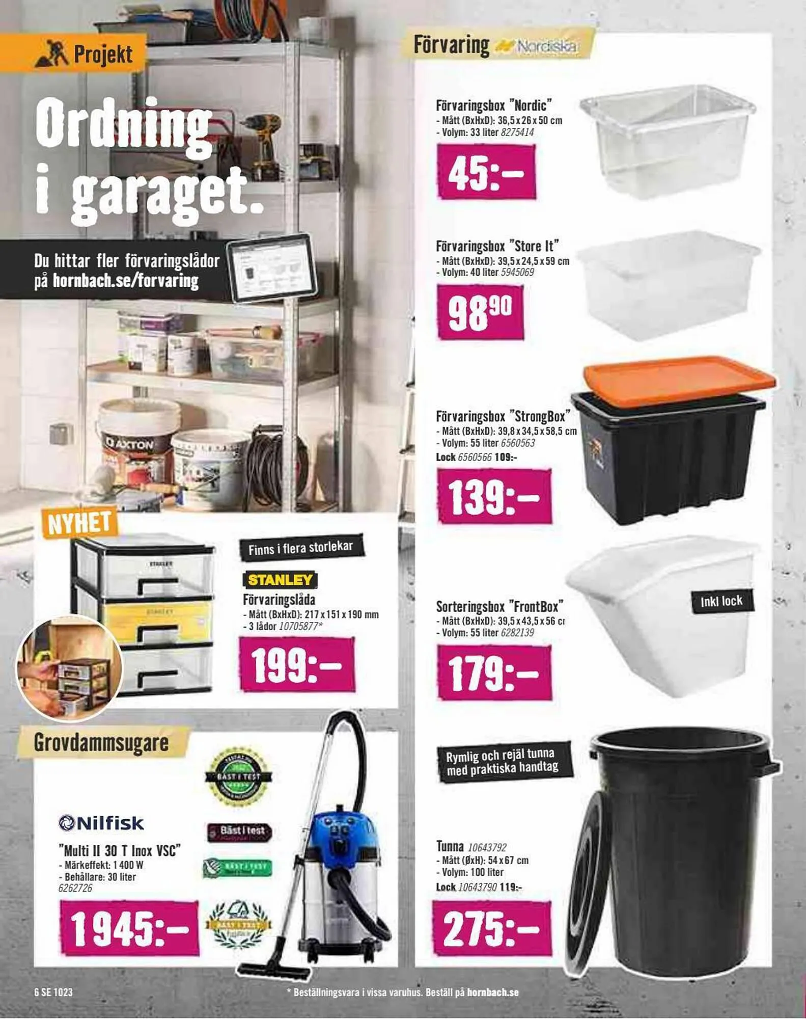 Hornbach reklamblad från 28 september till 25 oktober 2023 - Reklamblad sidor 6