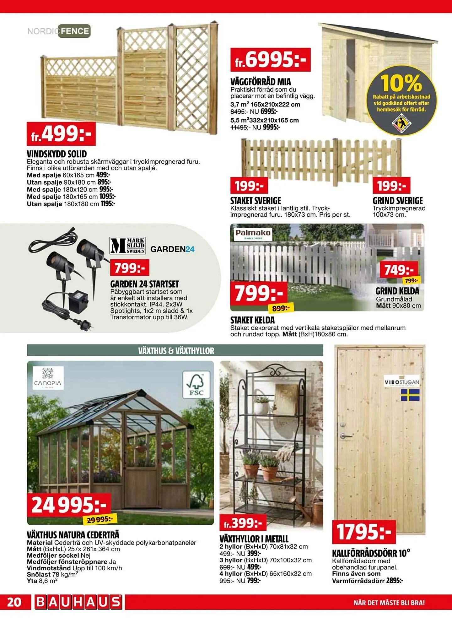 Bauhaus reklamblad från 4 maj till 18 maj 2026 - Reklamblad sidor 20