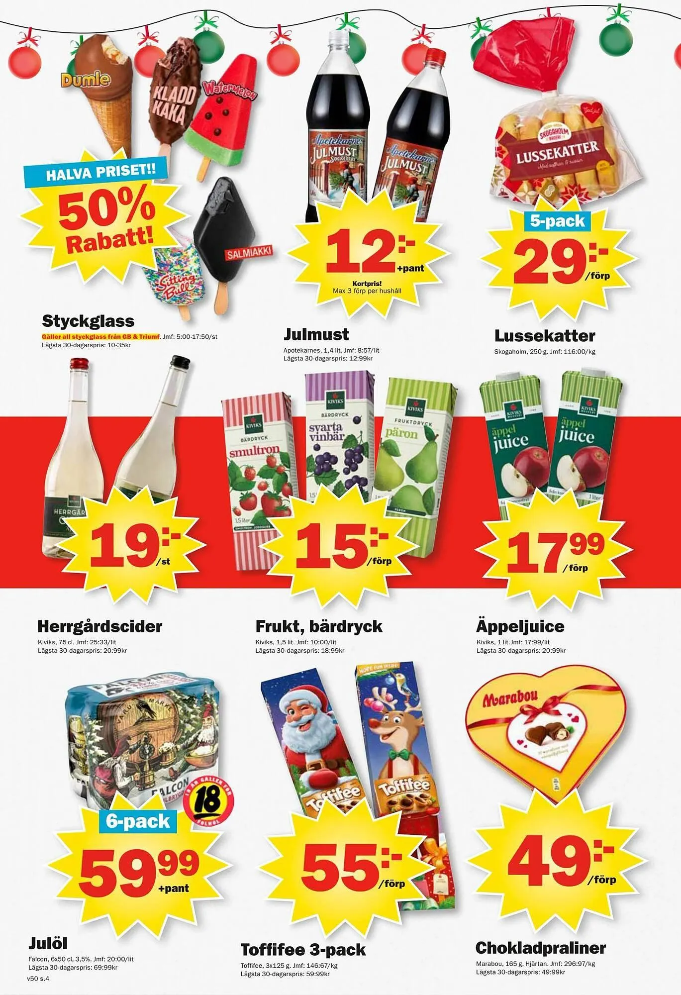 Pekås reklamblad från 8 december till 15 december 2025 - Reklamblad sidor 4