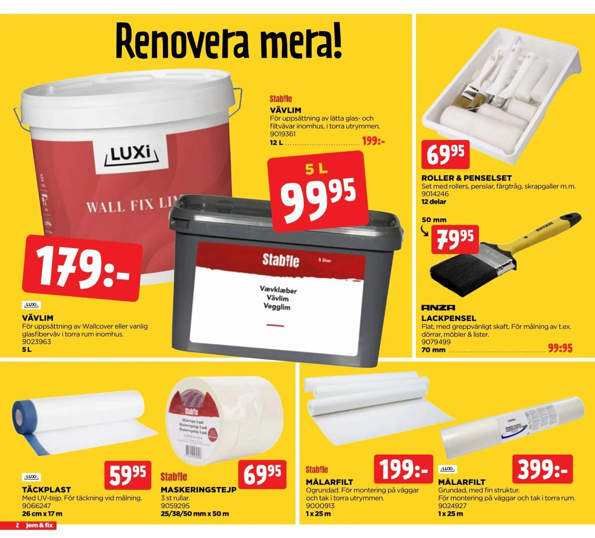 Jem&Fix reklamblad från 22 september till 6 oktober 2025 - Reklamblad sidor 2