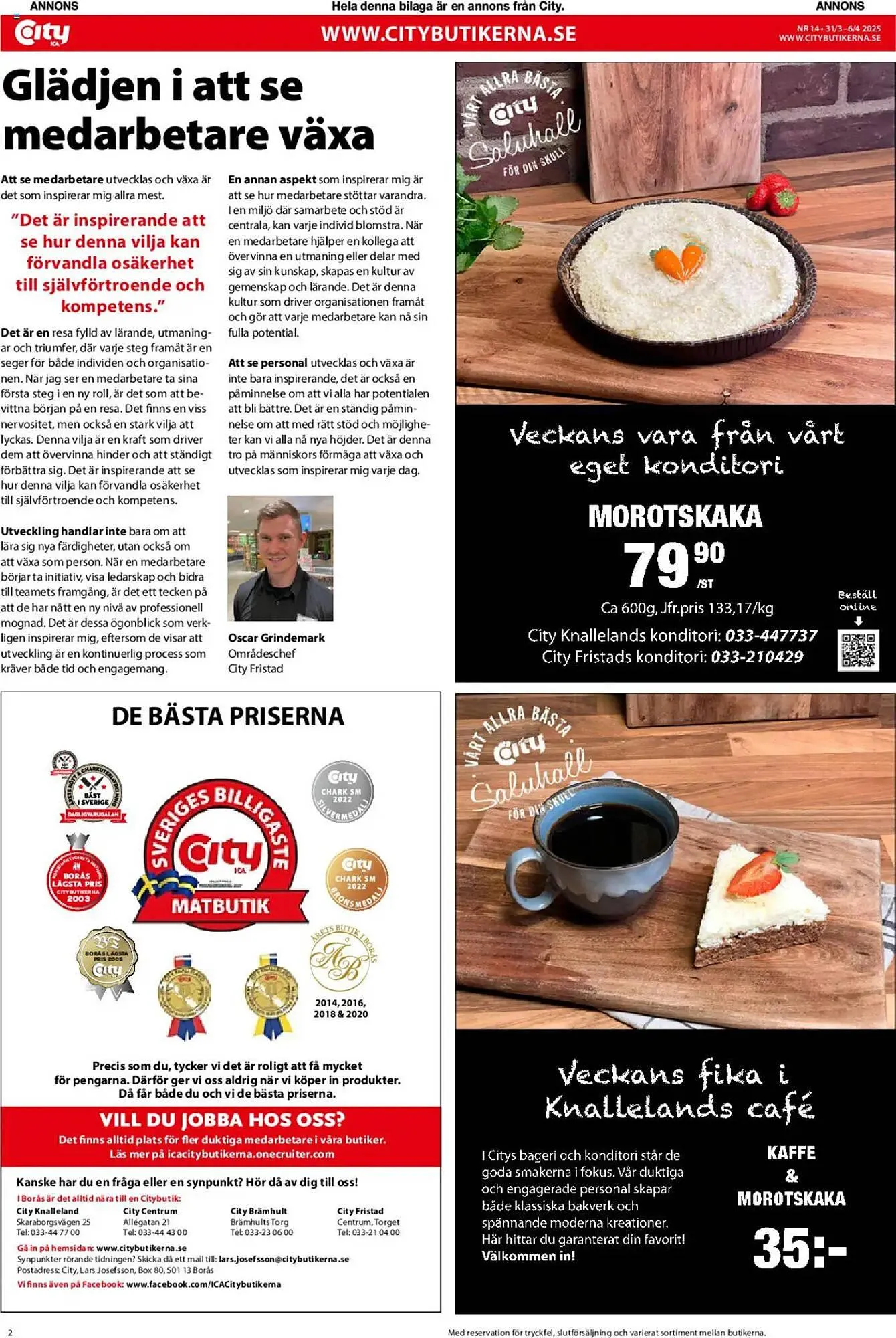 ICA Kvantum reklamblad från 31 mars till 6 april 2025 - Reklamblad sidor 2