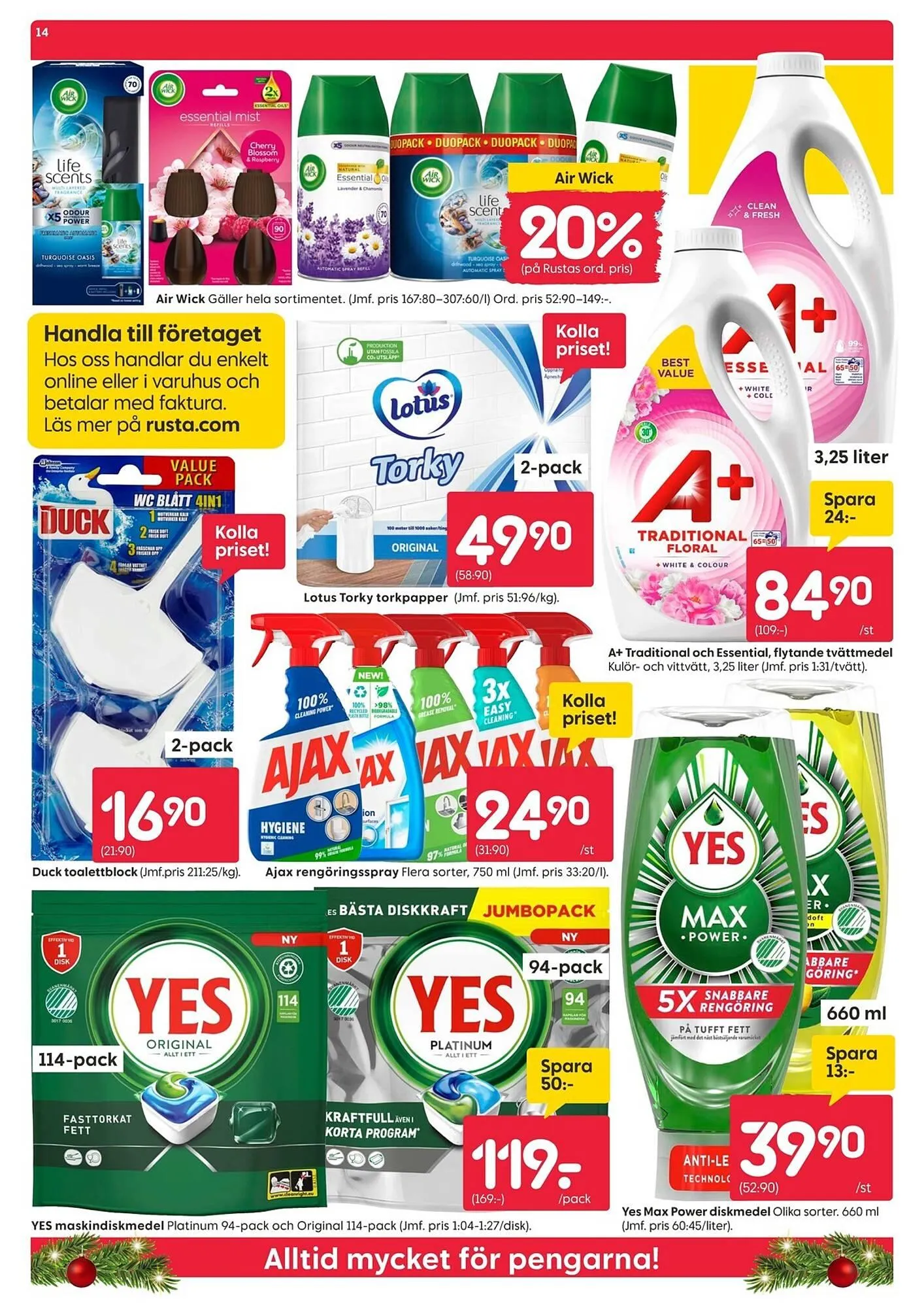 Rusta reklamblad från 24 december till 4 januari 2026 - Reklamblad sidor 14