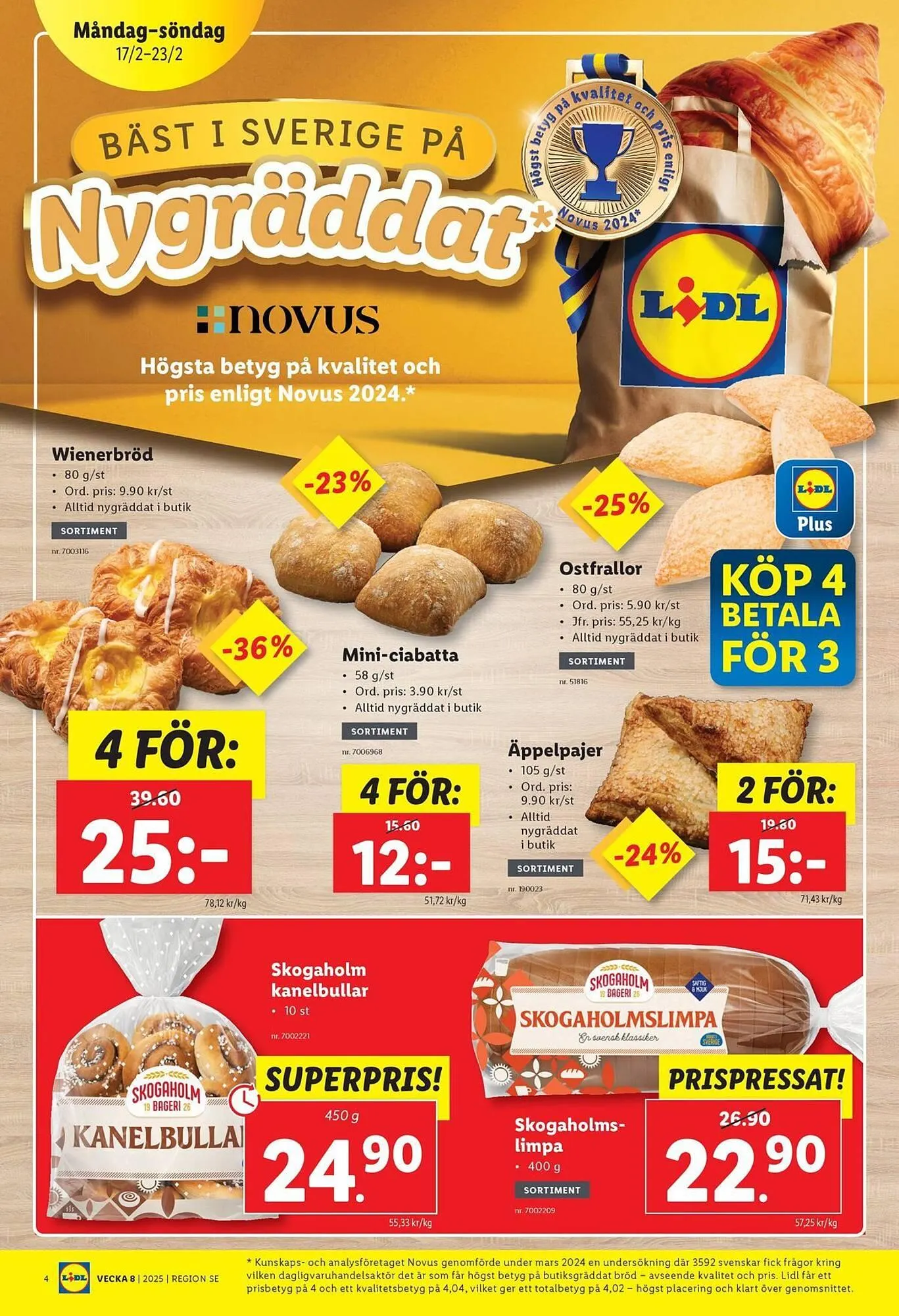 Lidl reklamblad från 17 februari till 23 februari 2025 - Reklamblad sidor 4