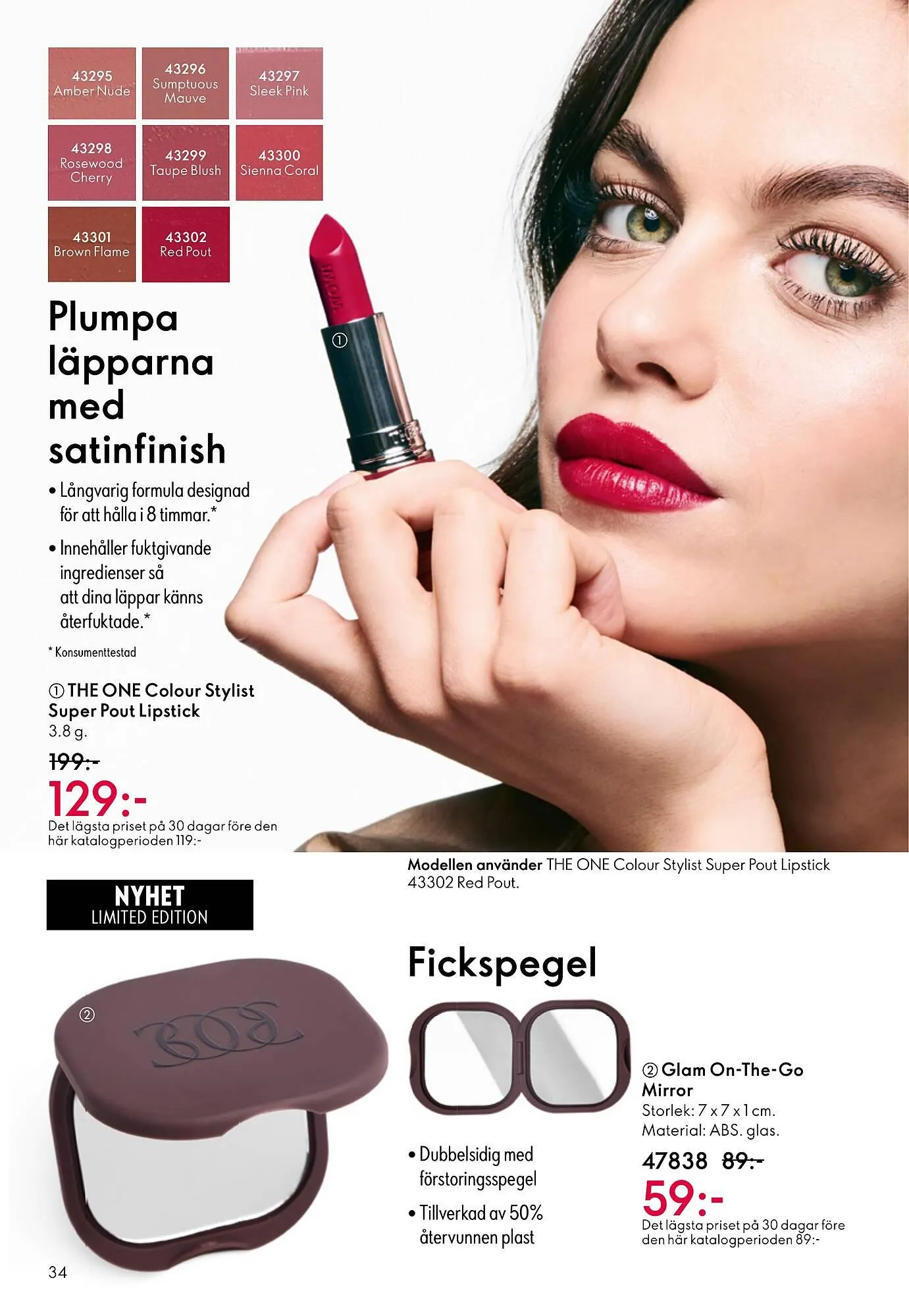 Oriflame reklamblad från 29 oktober till 18 november 2025 - Reklamblad sidor 34