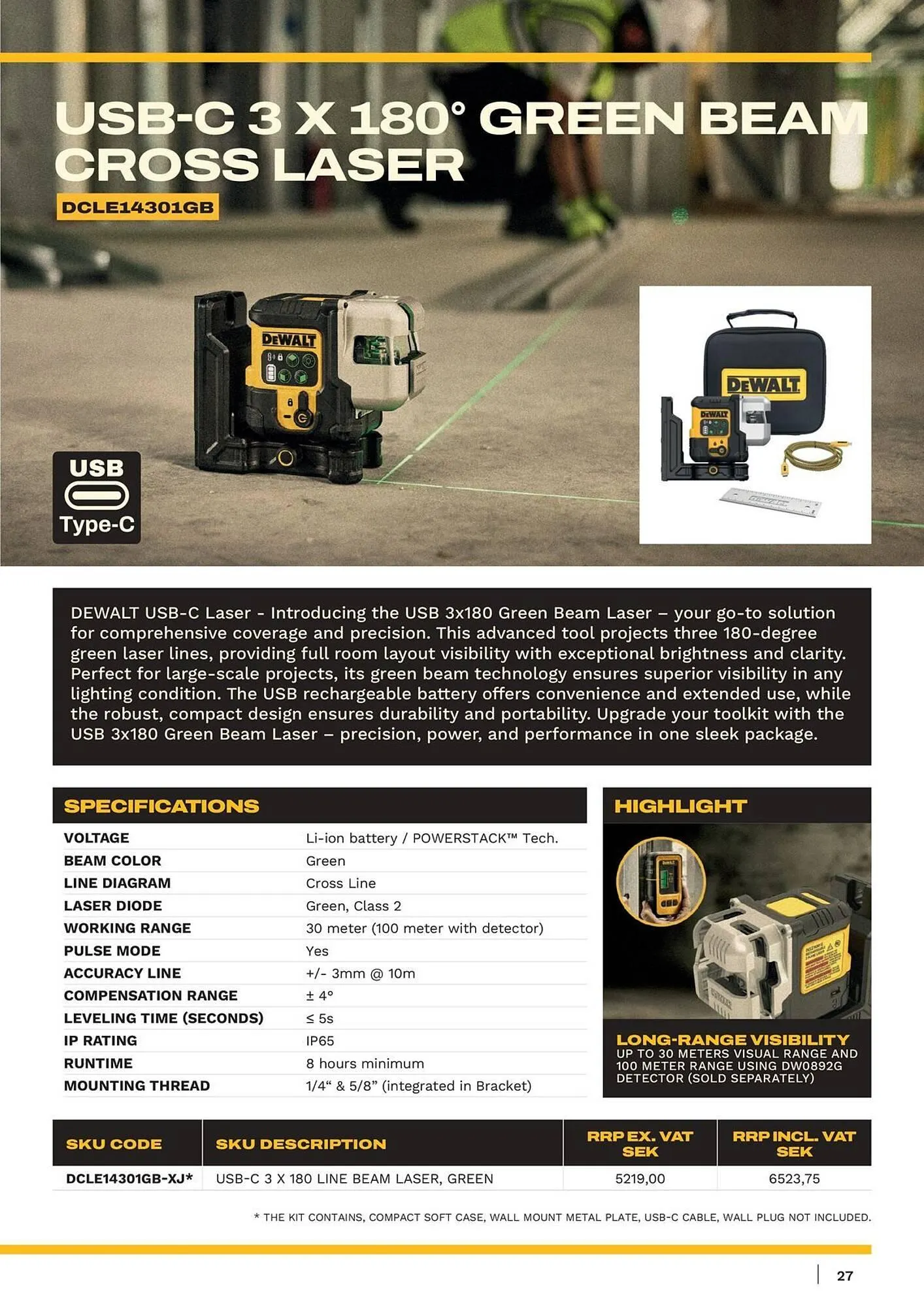 Dewalt reklamblad från 9 maj till 31 augusti 2025 - Reklamblad sidor 27