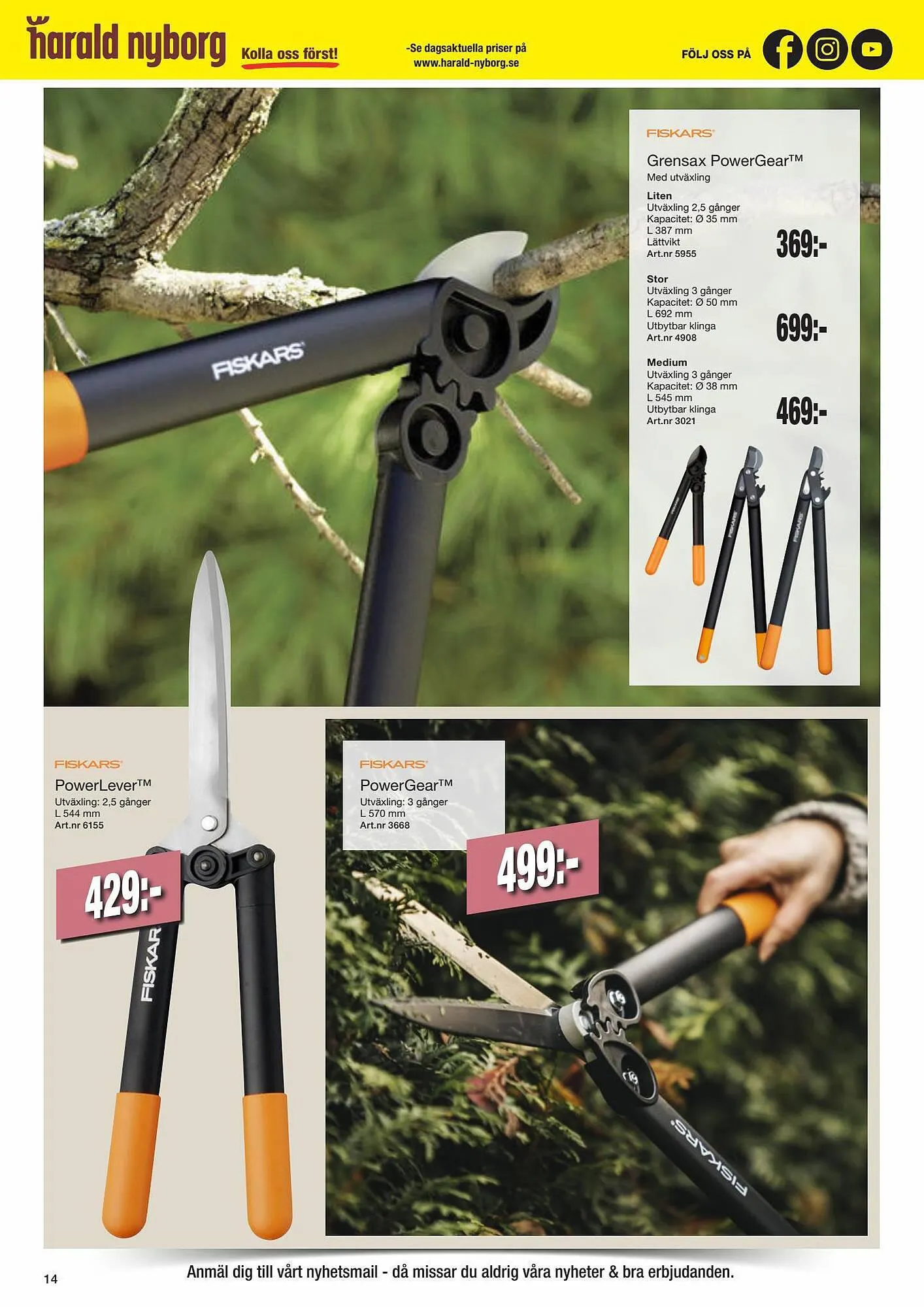 Harald Nyborg reklamblad från 11 juni till 31 oktober 2023 - Reklamblad sidor 14