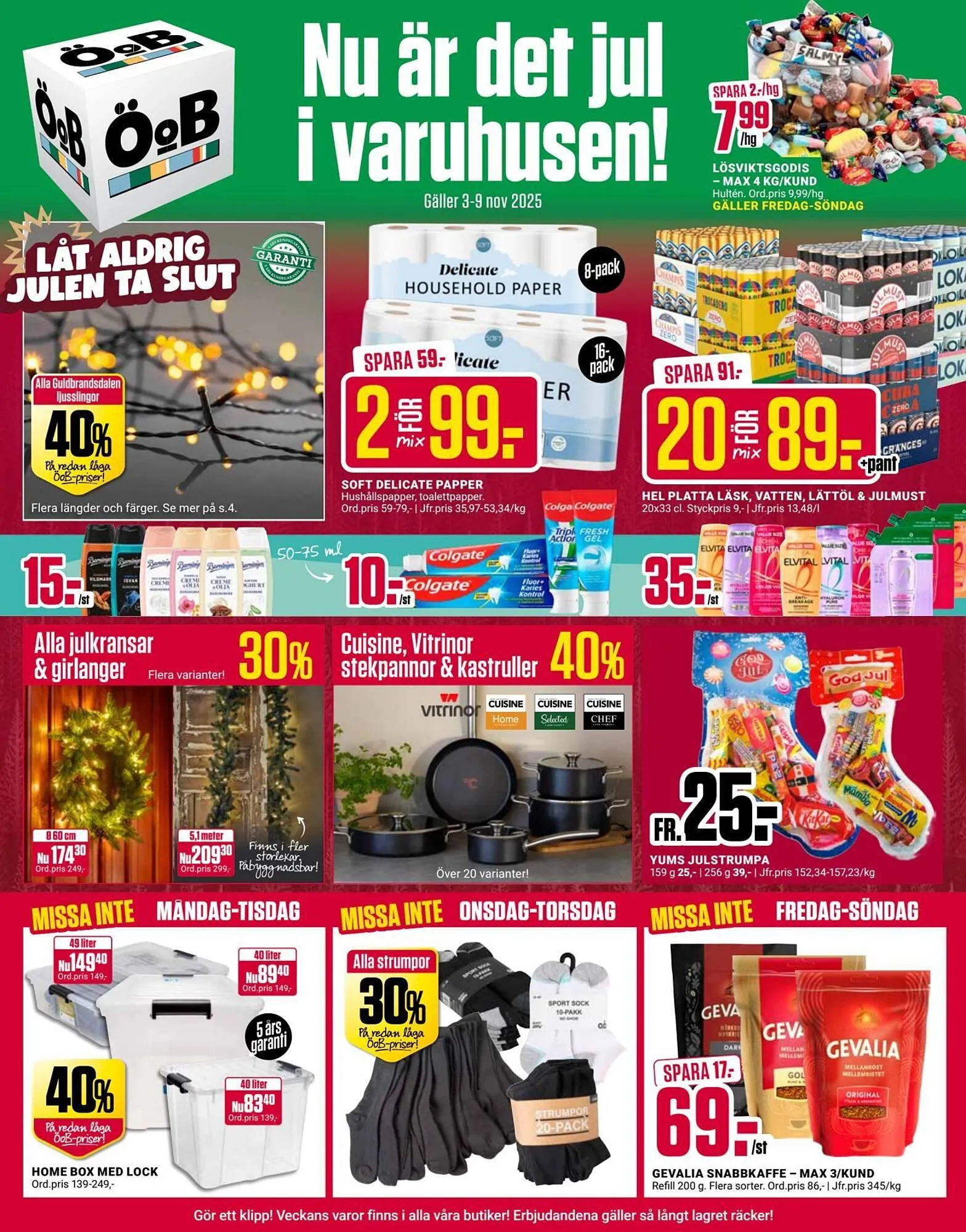 ÖoB annonsblad från 3 november till 9 november 2025 - Reklamblad sidor 1