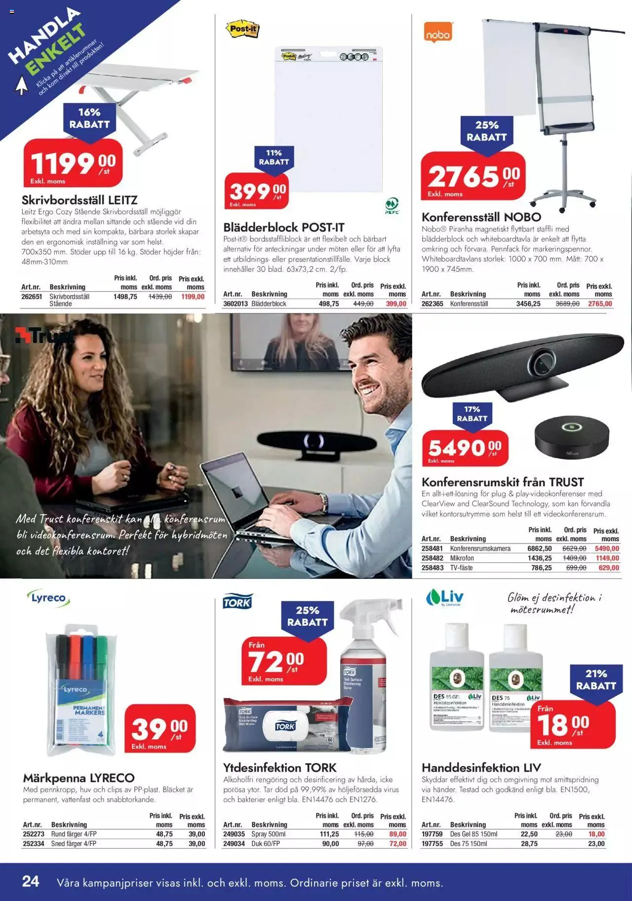 Staples - Lyreco INSPIRATION #1 2023 från 13 mars till 31 december 2023 - Reklamblad sidor 24