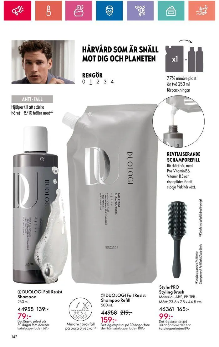 Oriflame reklamblad från 20 juni till 4 juli 2024 - Reklamblad sidor 142