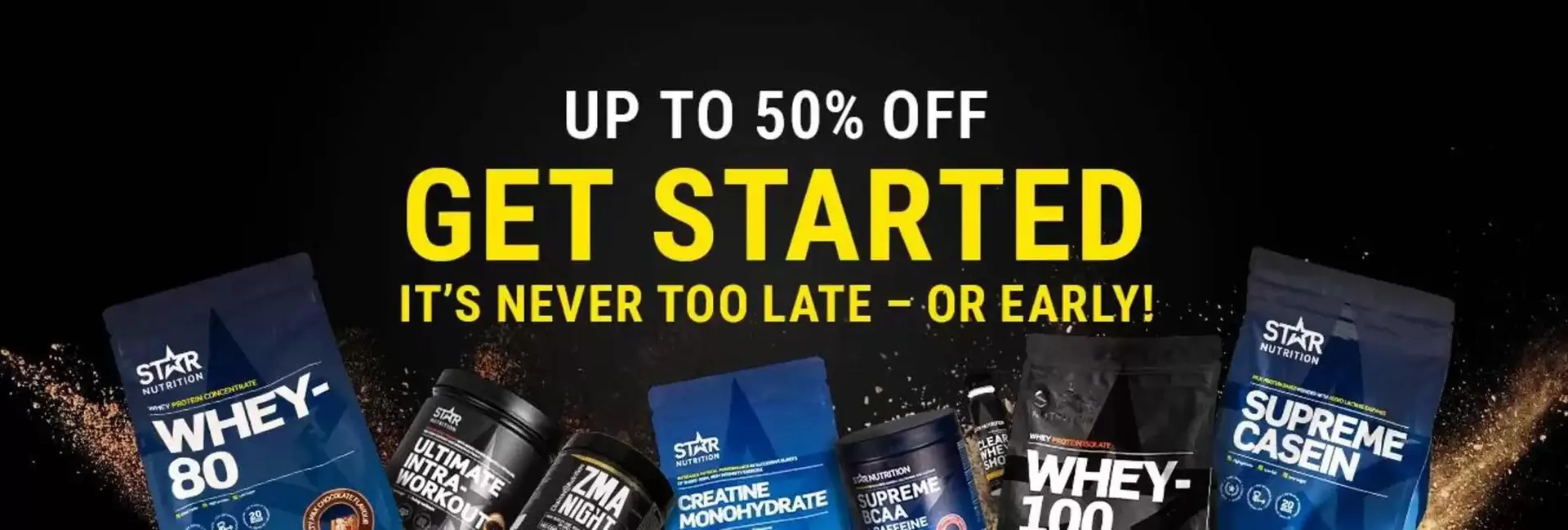 Get started! Up to 50% Off. från 22 januari till 5 februari 2025 - Reklamblad sidor 1