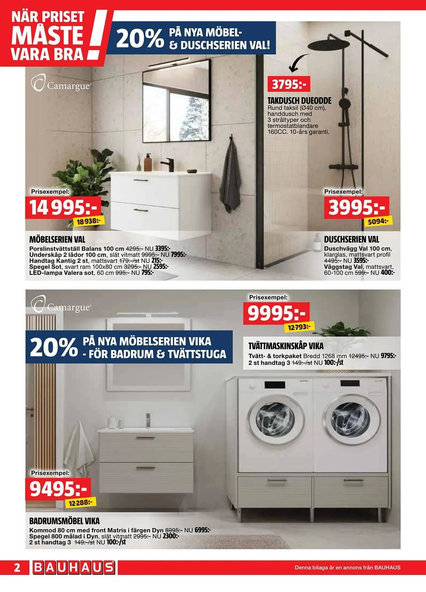 Bauhaus reklamblad från 29 september till 12 oktober 2025 - Reklamblad sidor 2