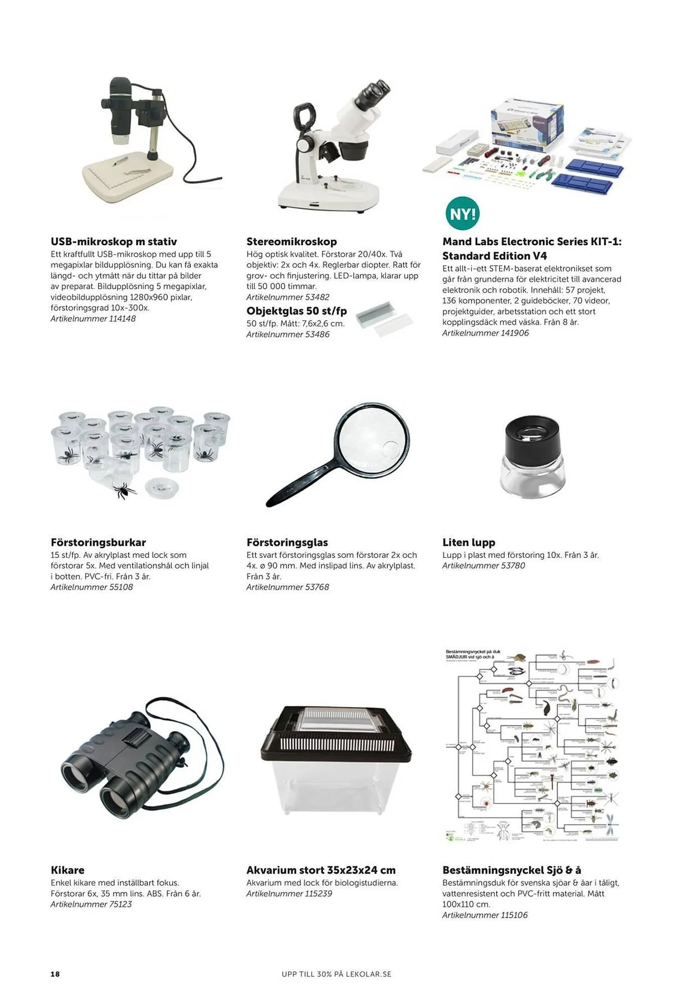 Lekolar reklamblad från 23 februari till 31 december 2024 - Reklamblad sidor 18
